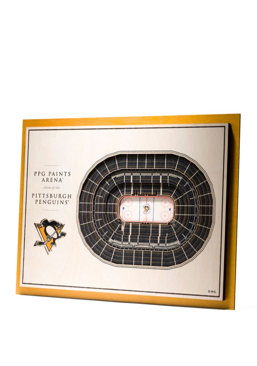YouTheFan NHL Pittsburgh Penguins 5-Layer StadiumView 3D Wall Art - PPG Paints Arena