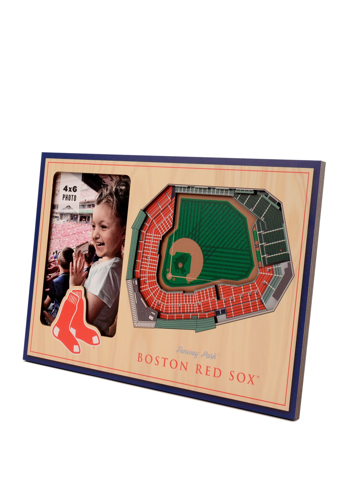 YouTheFan MLB Boston Red Sox 3D StadiumView Picture Frame - Fenway Park