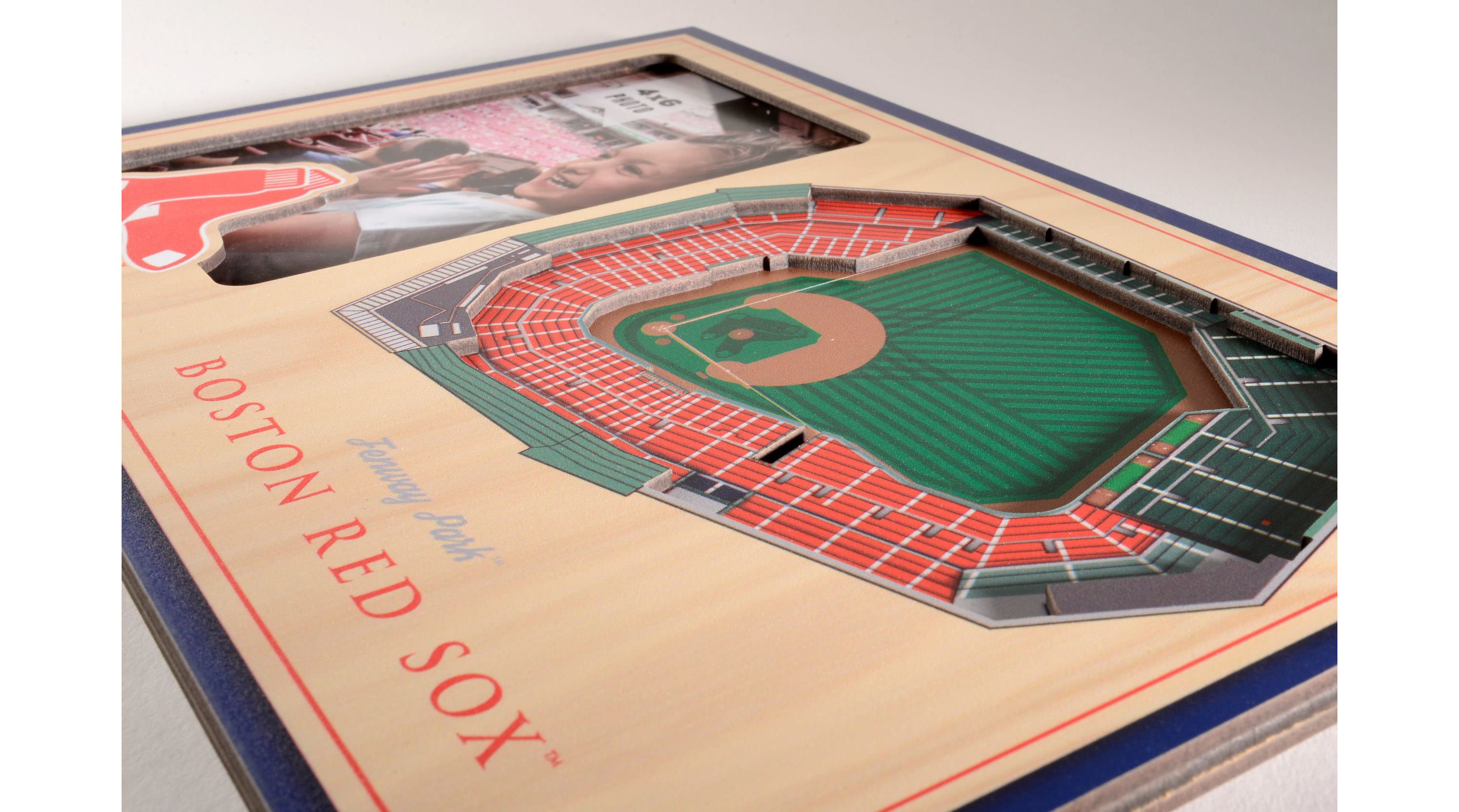 YouTheFan MLB Boston Red Sox 3D StadiumView Picture Frame - Fenway Park