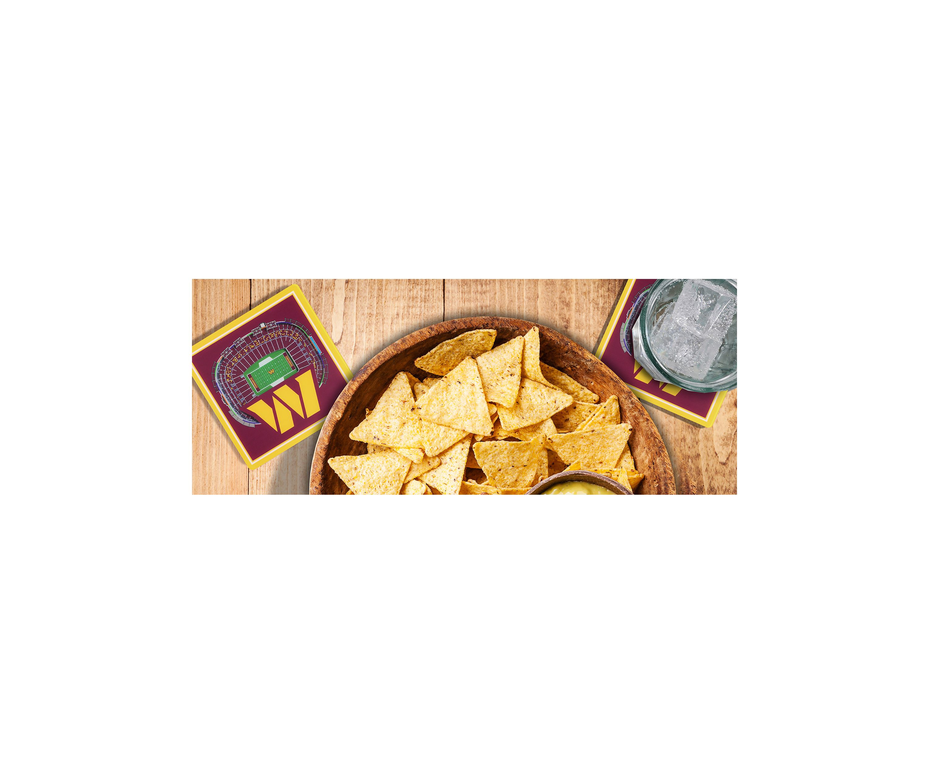 YouTheFan NFL Washington Commanders 3D StadiumView Coasters - FedEx Field