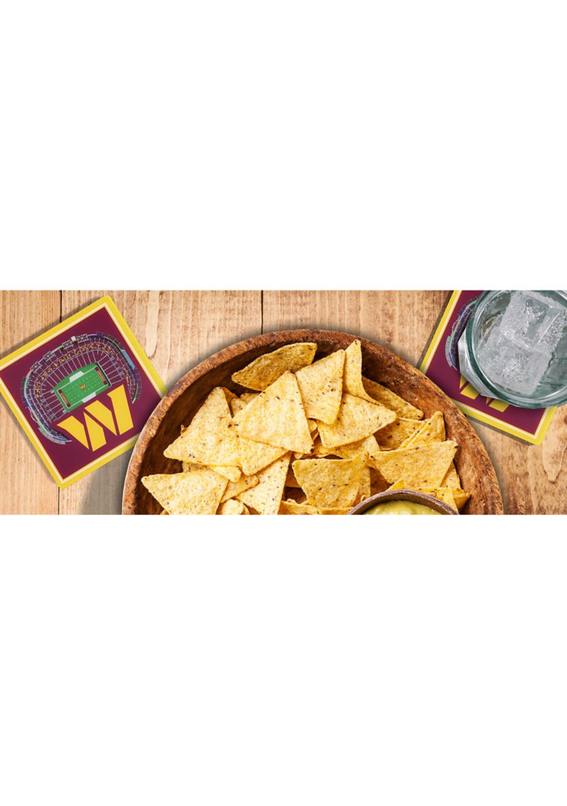 YouTheFan NFL Washington Commanders 3D StadiumView Coasters - FedEx Field
