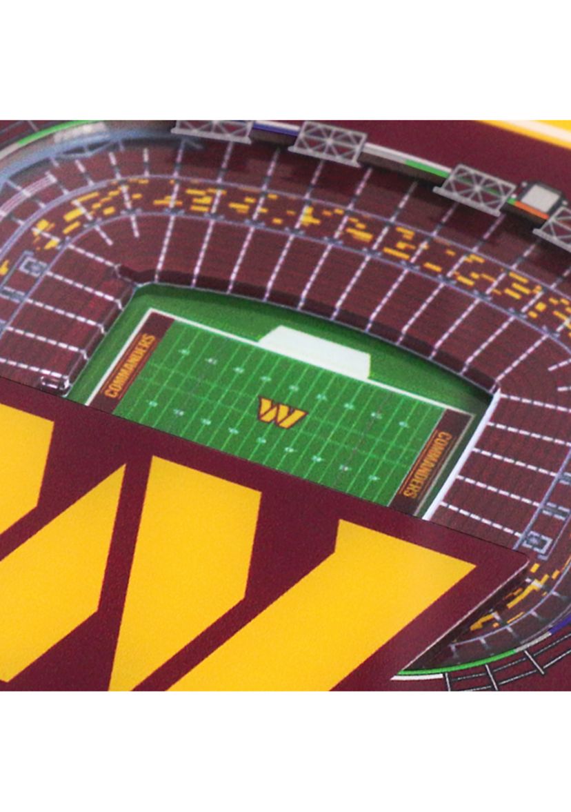 YouTheFan NFL Washington Commanders 3D StadiumView Coasters - FedEx Field