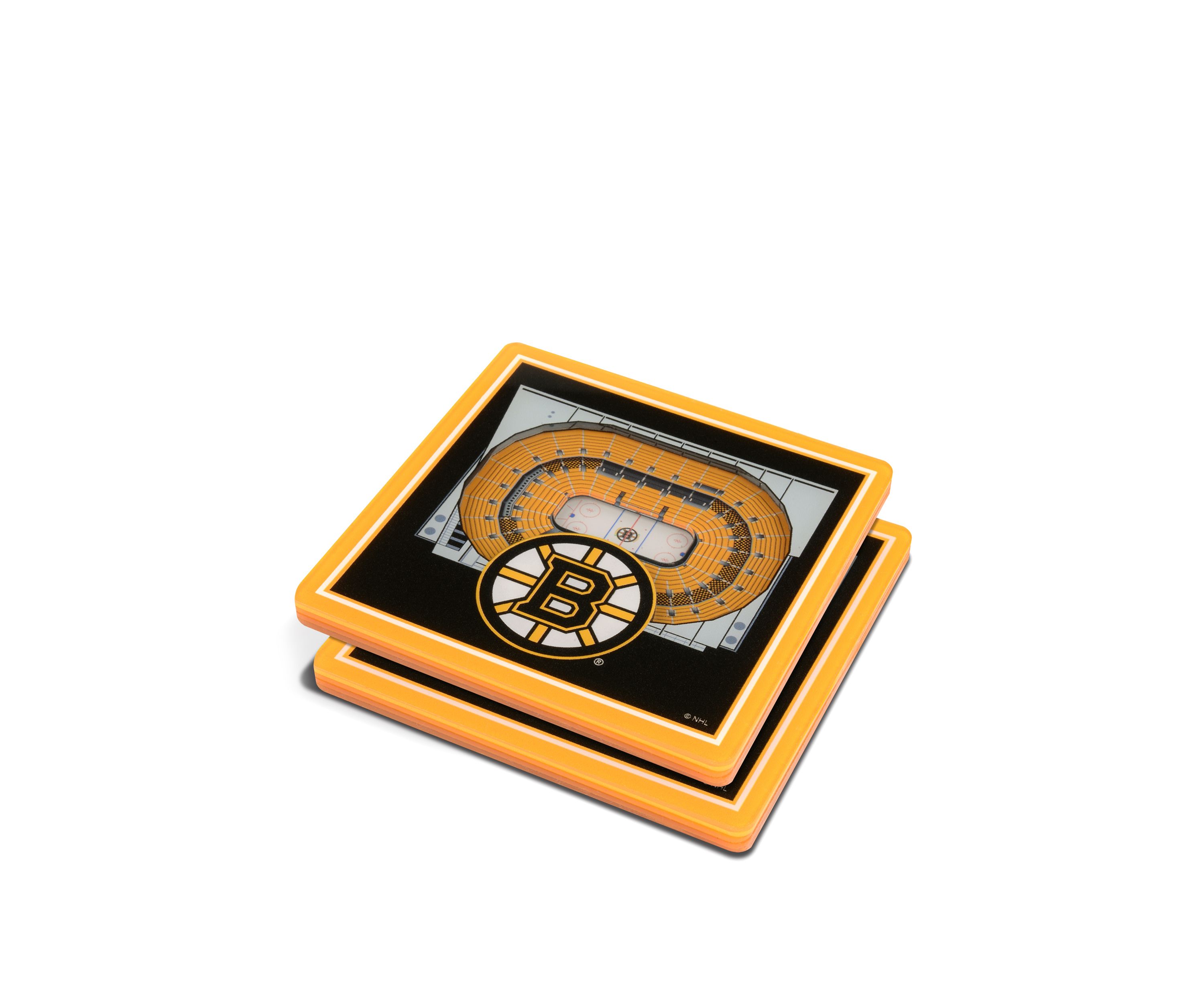 YouTheFan NHL Boston Bruins 3D StadiumView Coasters - TD Garden