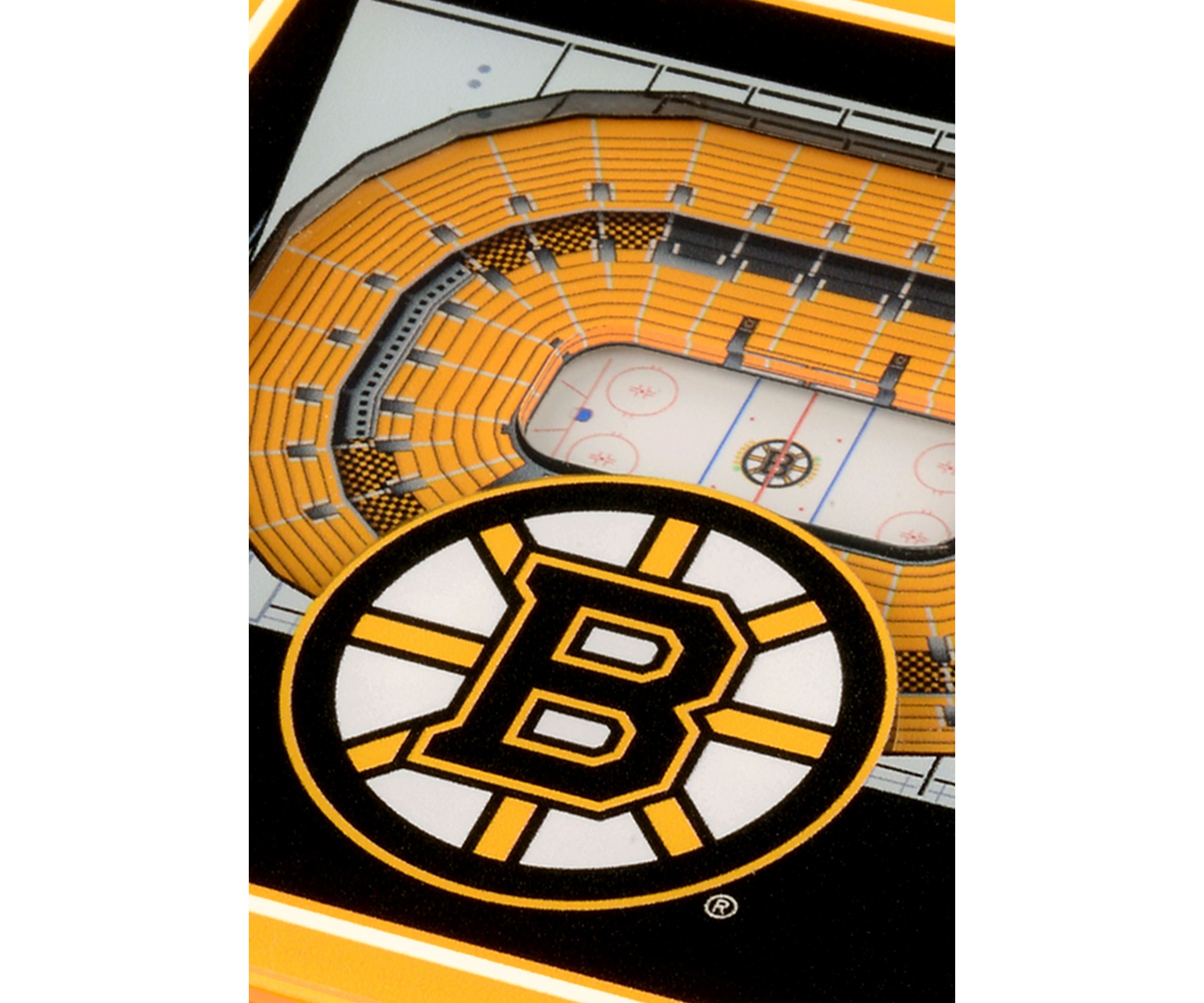 YouTheFan NHL Boston Bruins 3D StadiumView Coasters - TD Garden