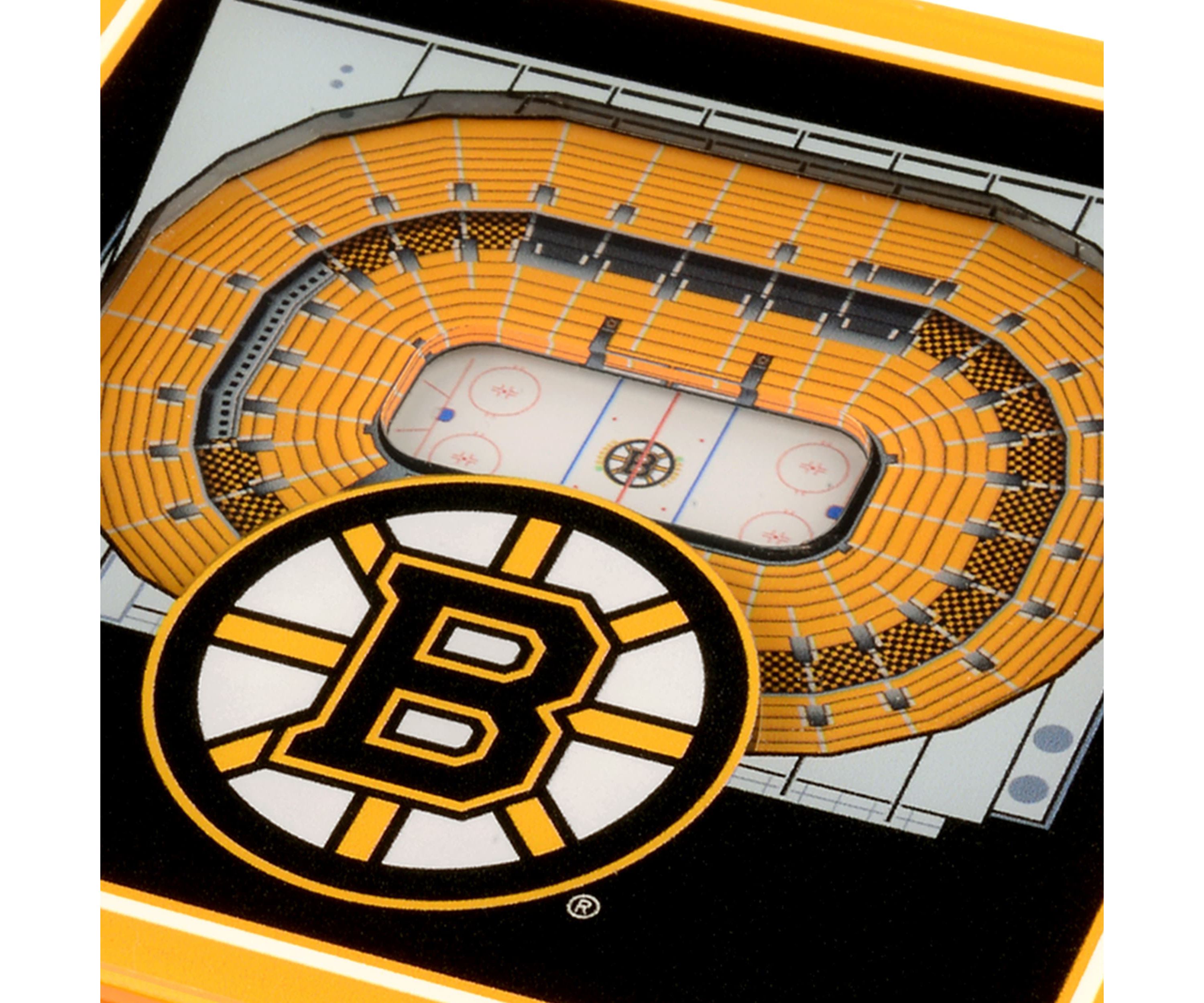 YouTheFan NHL Boston Bruins 3D StadiumView Coasters - TD Garden