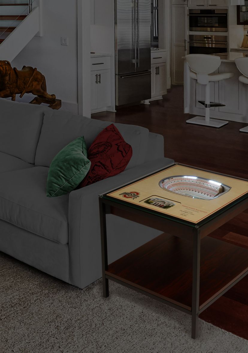 YouTheFan NCAA Ohio State Buckeyes 25-Layer StadiumViews Lighted End Table - Ohio Stadium