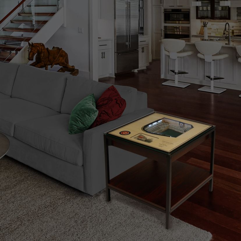 YouTheFan MLB Chicago Cubs 25-Layer StadiumViews Lighted End Table - Wrigley Field