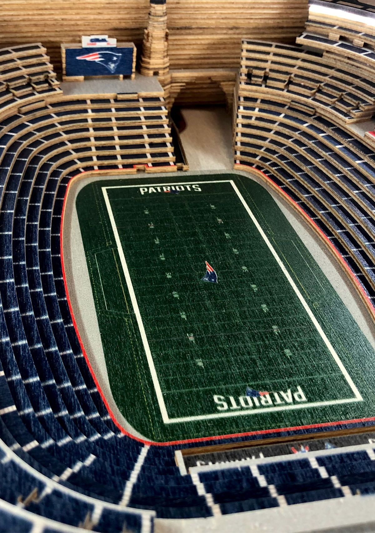 YouTheFan YouTheFan NFL New England Patriots 25-Layer StadiumViews ...