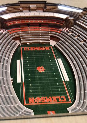 Ncaa Clemson Tigers 25 Layer Stadiumviews Lighted End Table Memorial Stadium