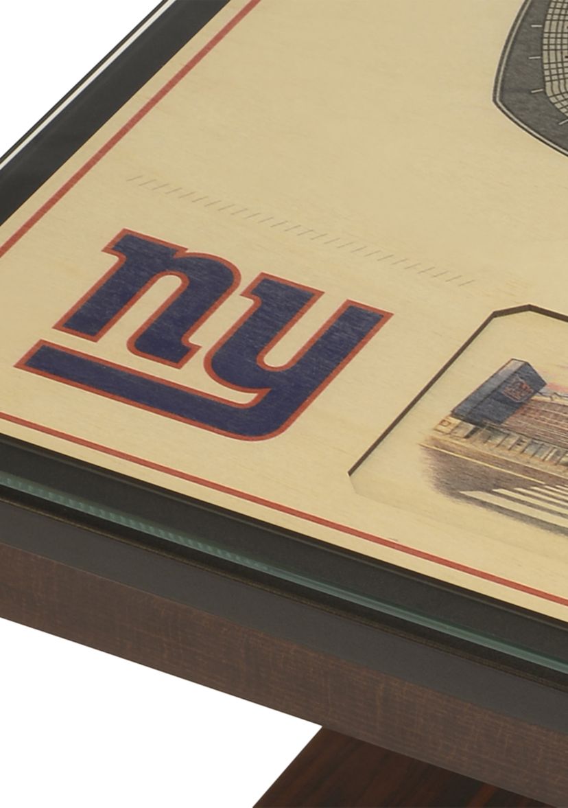 YouTheFan NFL New York Giants 25-Layer StadiumViews Lighted End Table - MetLife Stadium