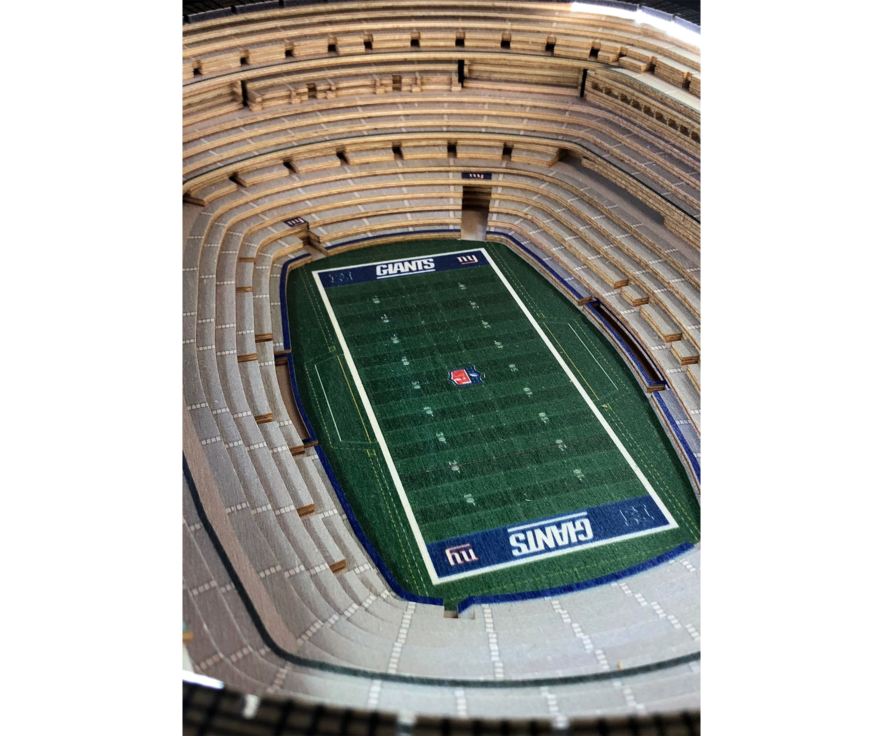 YouTheFan NFL New York Giants 25-Layer StadiumViews Lighted End Table - MetLife Stadium