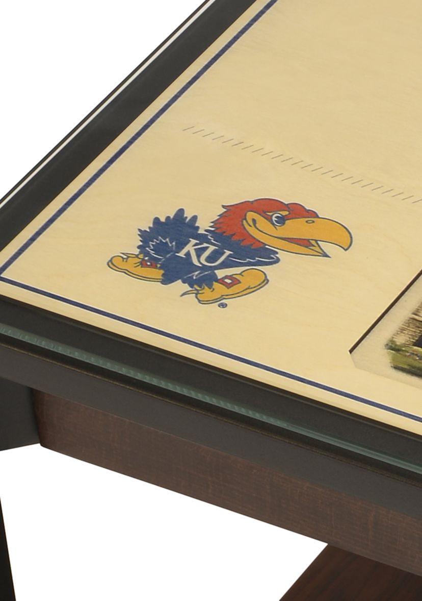 YouTheFan NCAA Kansas Jayhawks 25-Layer StadiumViews Lighted End Table - Allen Fieldhouse