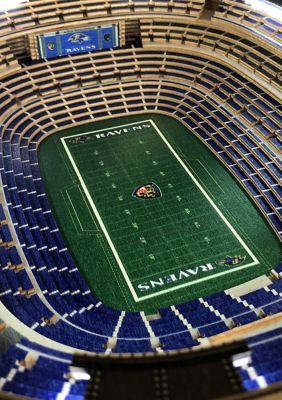 Baltimore Ravens M&T Bank Stadium 3D Wood Stadium Replica — 3D WOOD MAPS -  BELLA MAPS