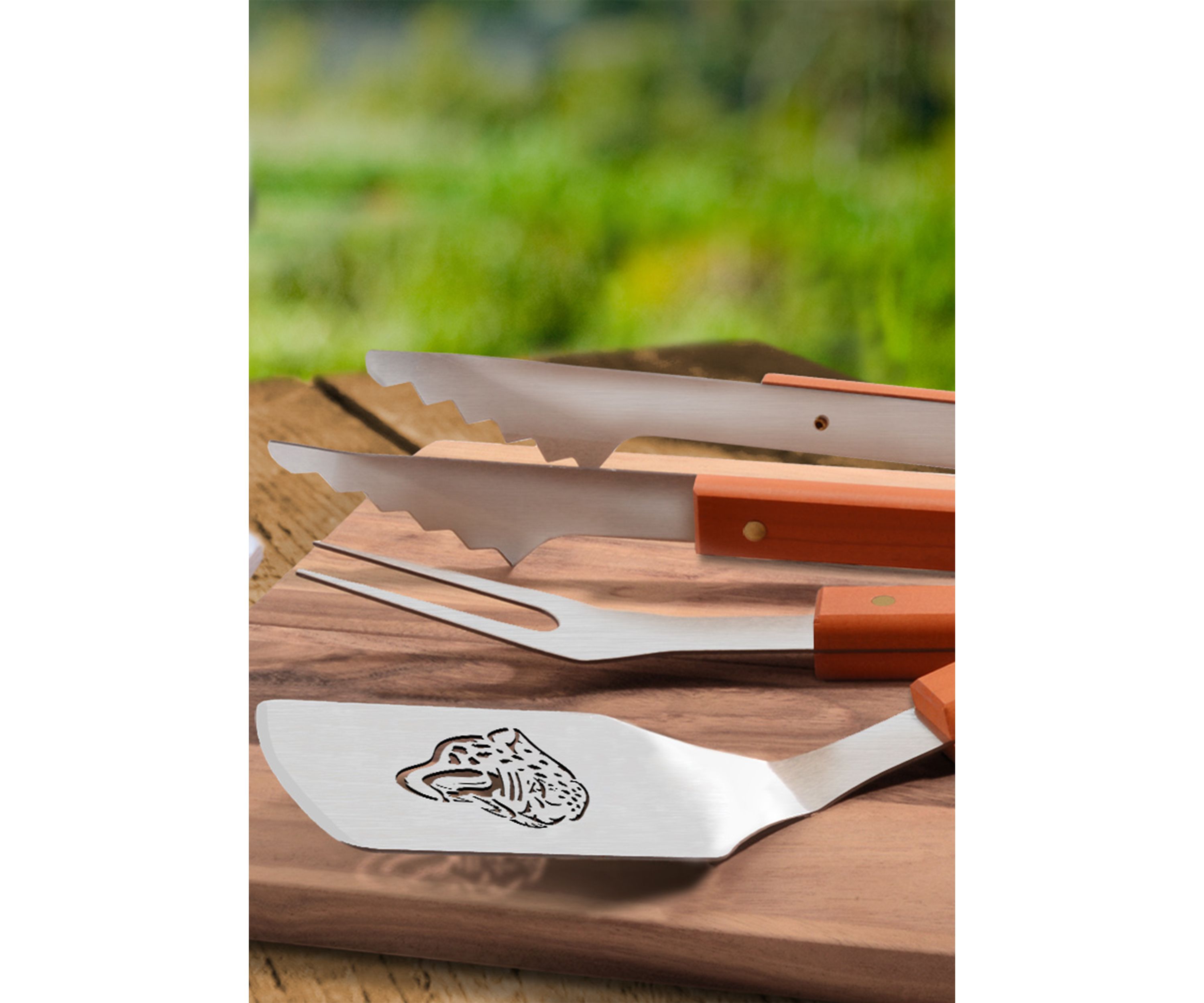 YouTheFan NFL Jacksonville Jaguars Classic Series 3-Piece BBQ Set