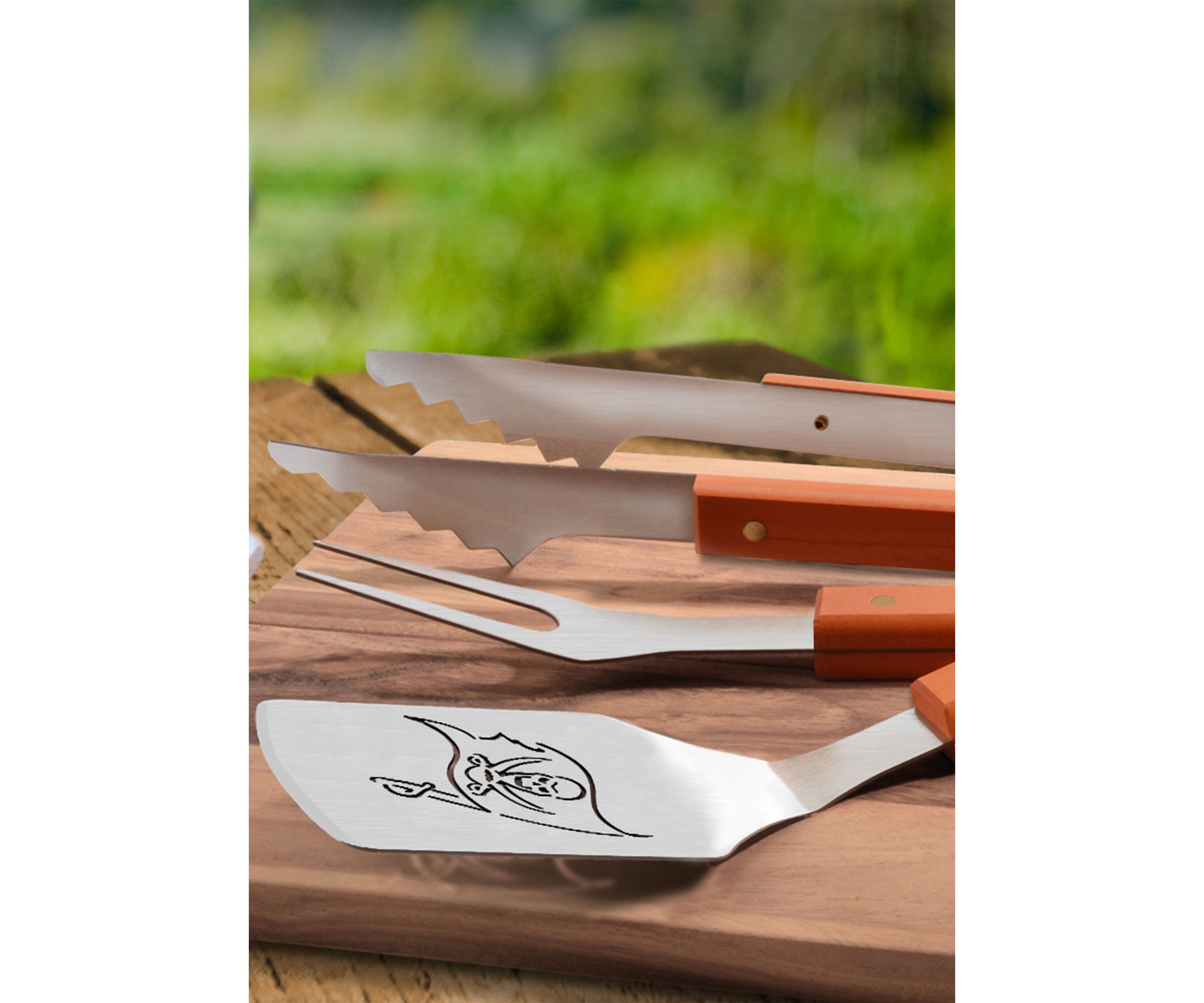 YouTheFan NFL Tampa Bay Buccaneers Classic Series 3-Piece BBQ Set