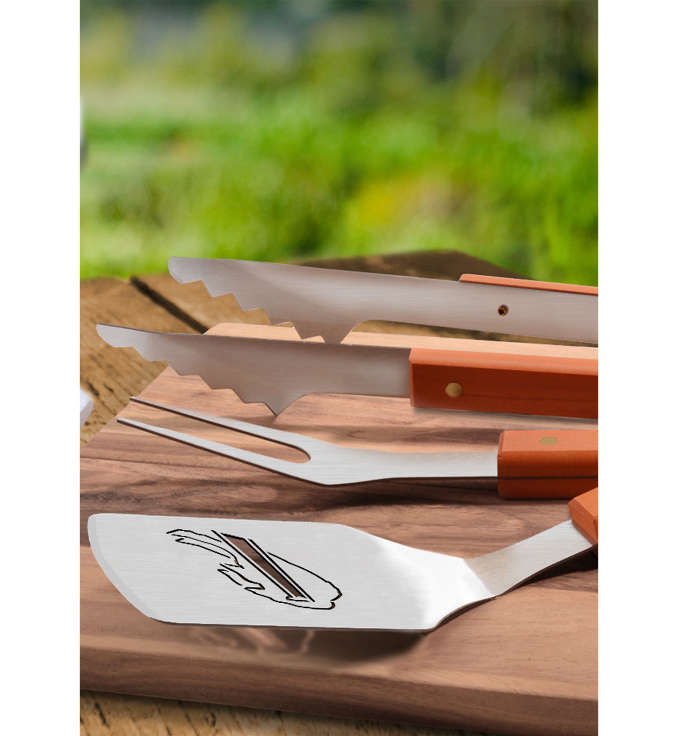 YouTheFan NFL Buffalo Bills Classic Series 3-Piece BBQ Set