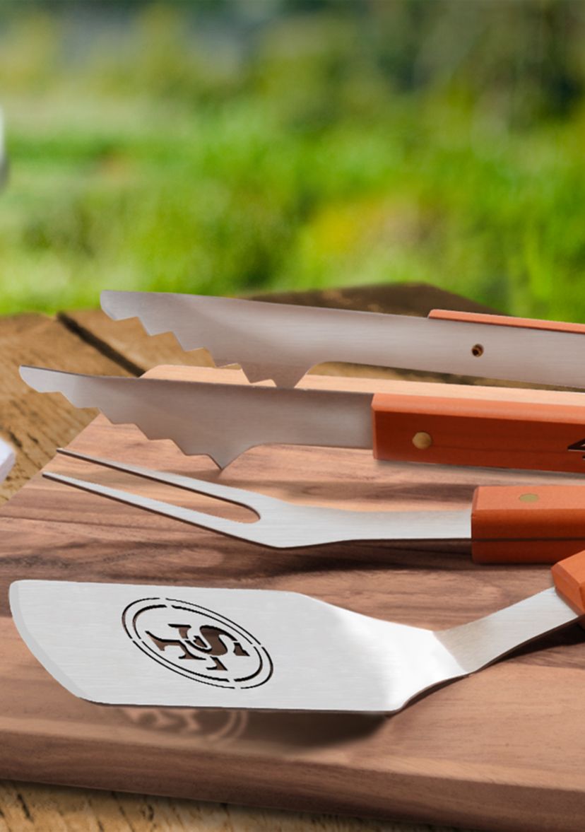 YouTheFan NFL San Francisco 49ers Classic Series 3-Piece BBQ Set