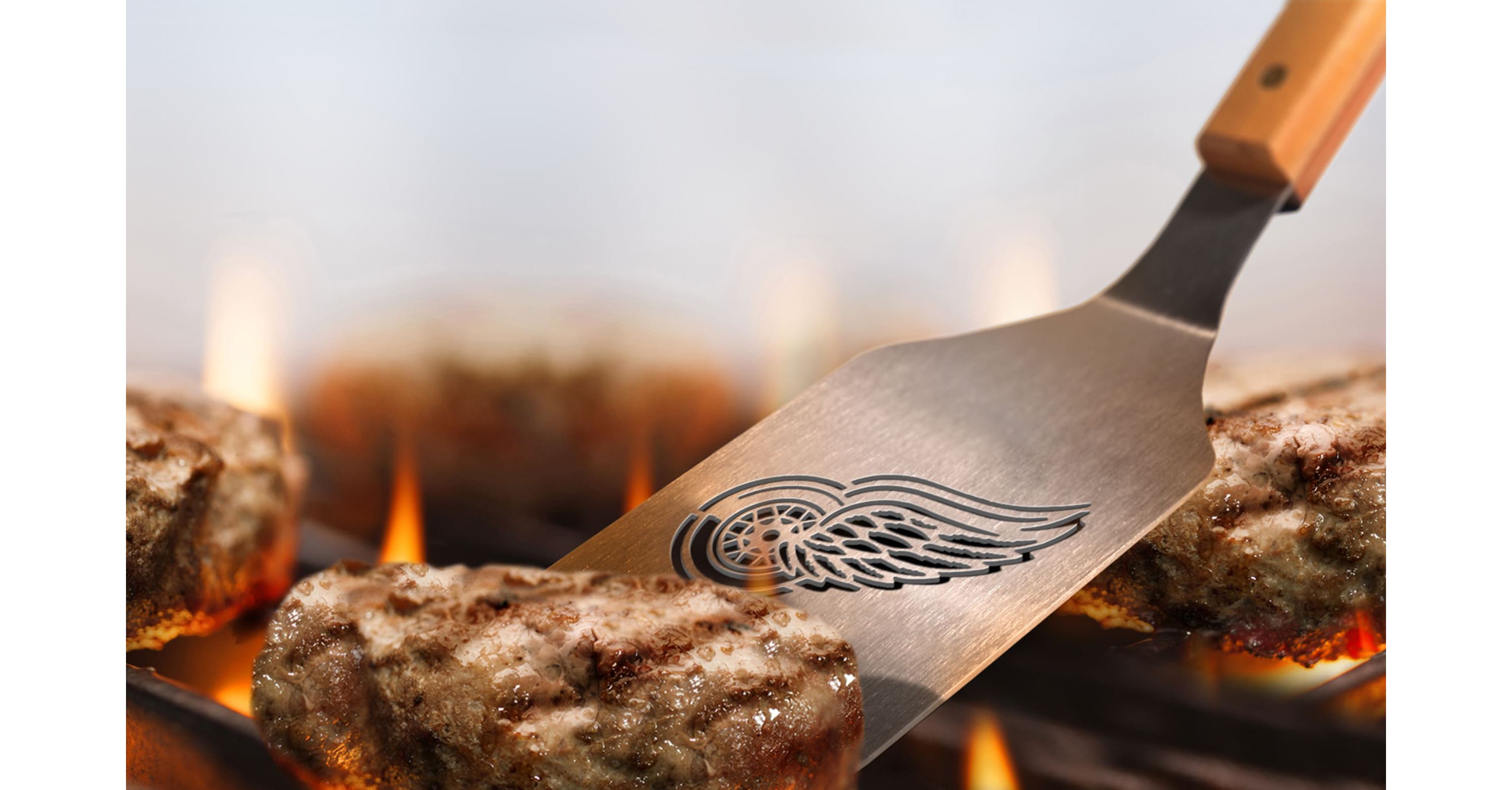 YouTheFan NHL Detroit Red Wings Classic Series 3-Piece BBQ Set