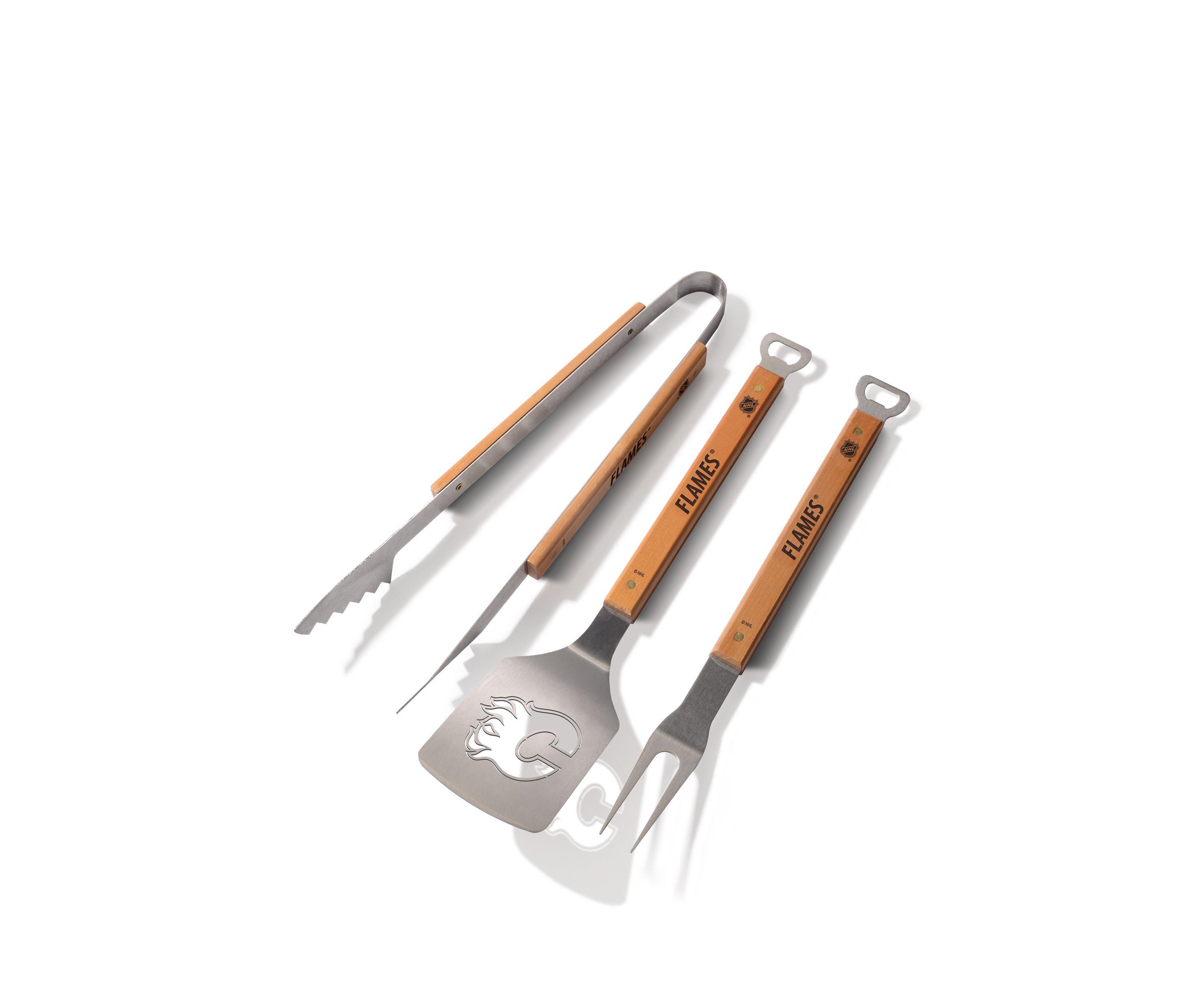YouTheFan NHL Calgary Flames Classic Series 3-Piece BBQ Set