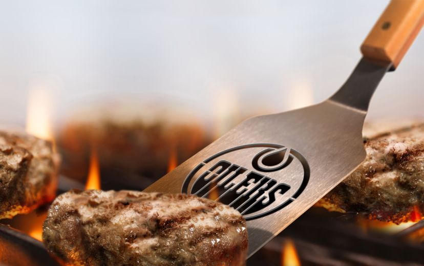 YouTheFan NHL Edmonton Oilers Classic Series 3-Piece BBQ Set