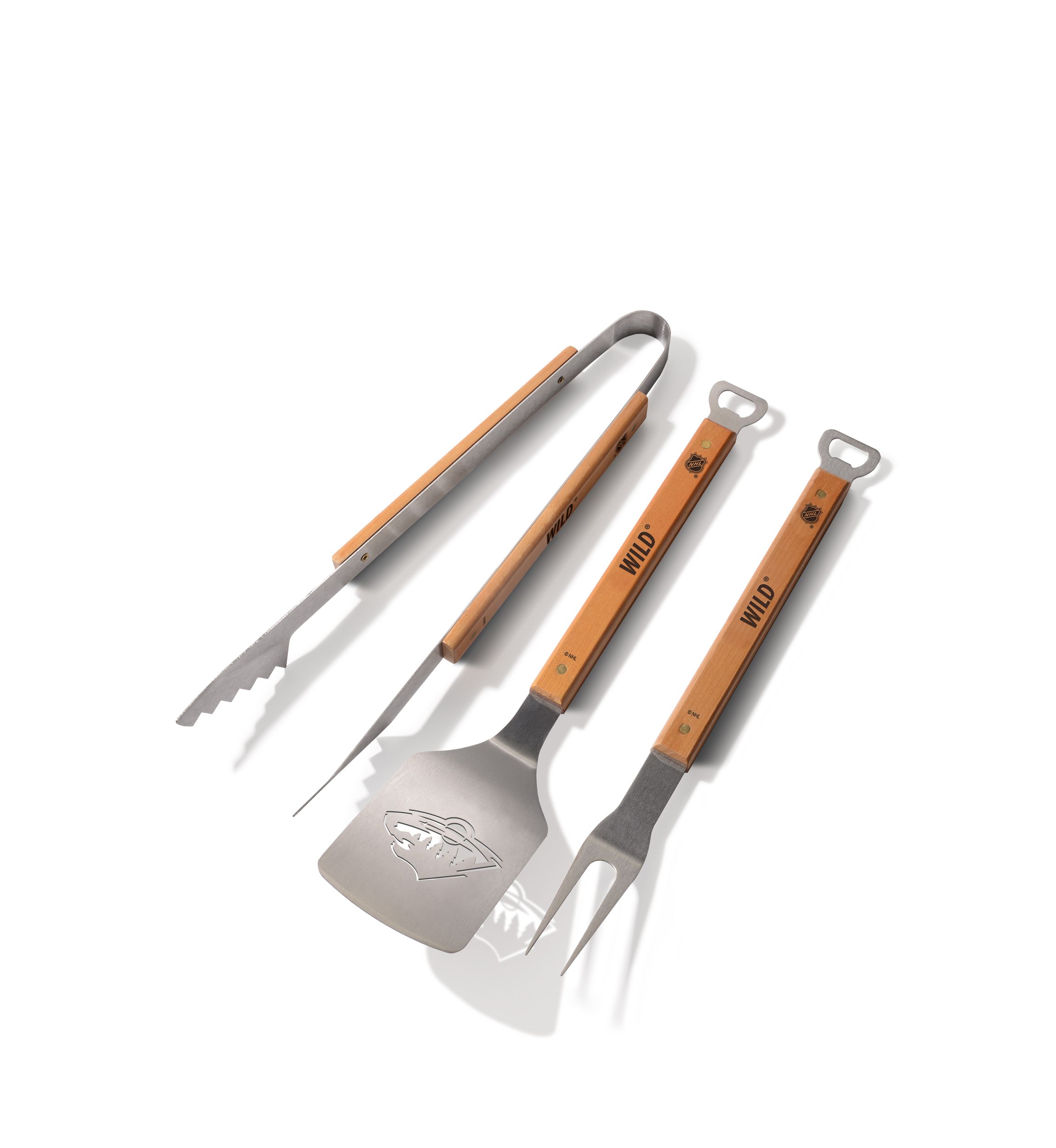 YouTheFan NHL Minnesota Wild Classic Series 3-Piece BBQ Set