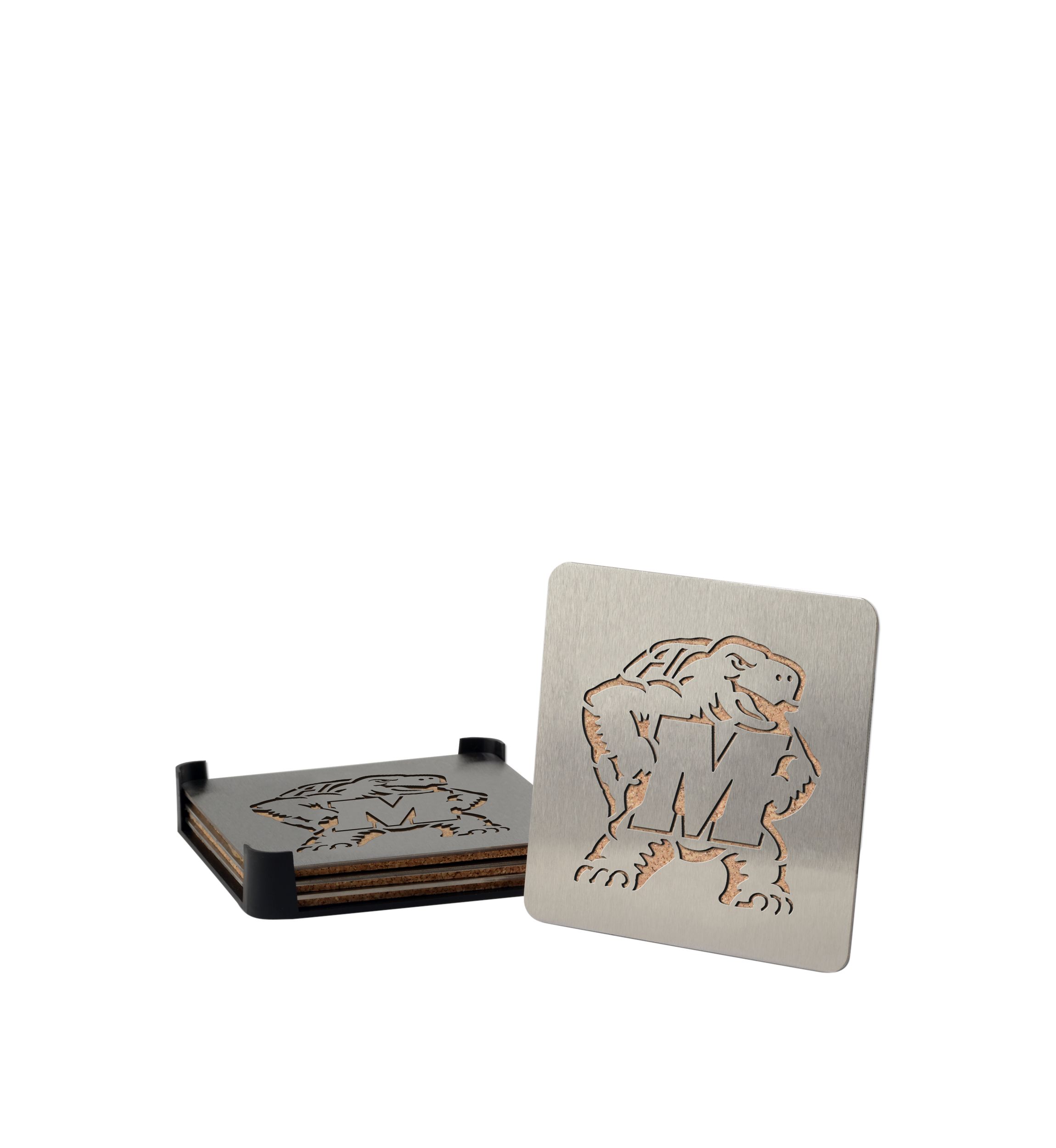 YouTheFan NCAA Maryland Terrapins Boasters, 4-Piece Coaster Set