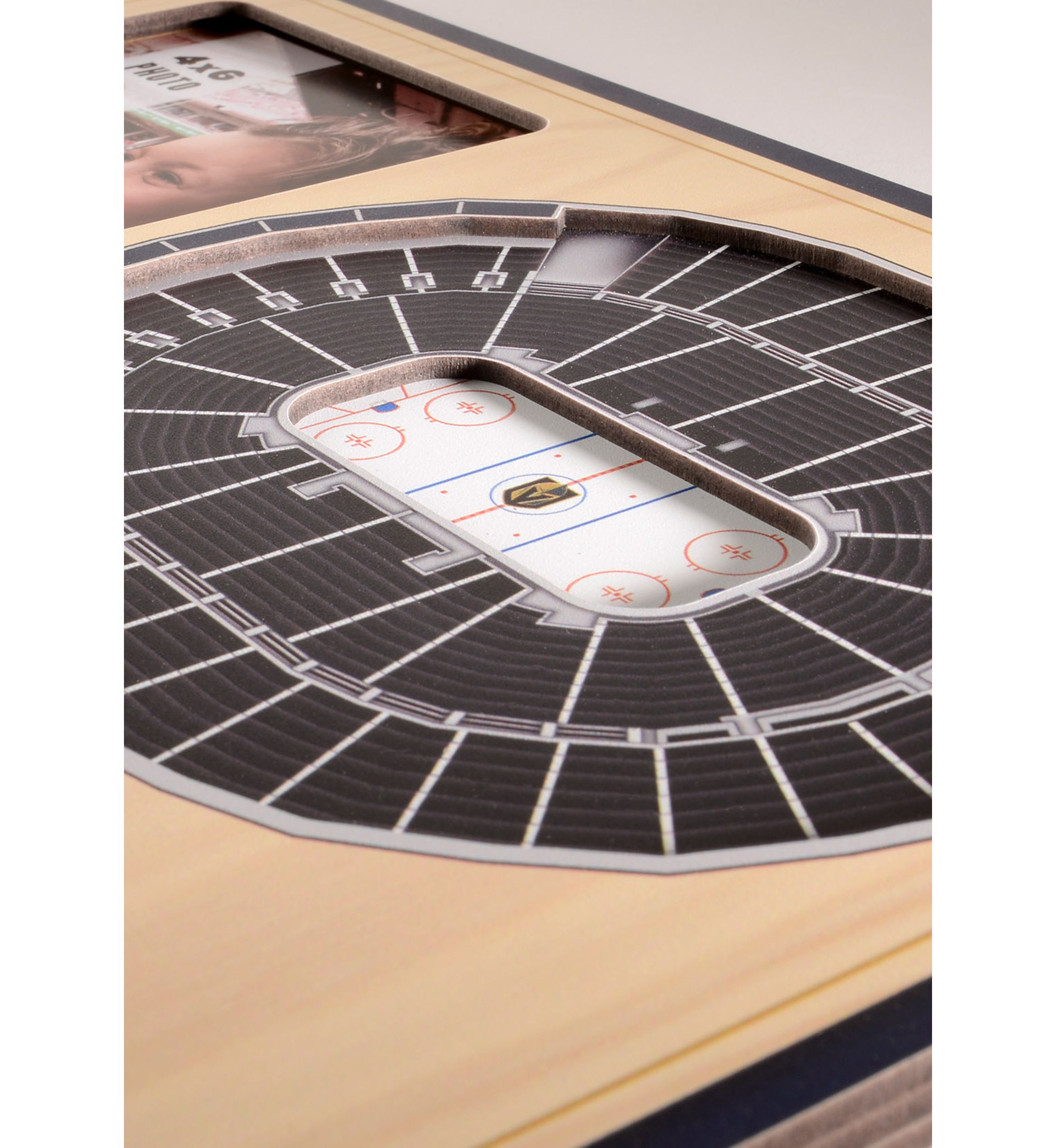 YouTheFan NHL Vegas Golden Knights 25-Layer StadiumViews 3D Wall Art - T-Mobile Arena