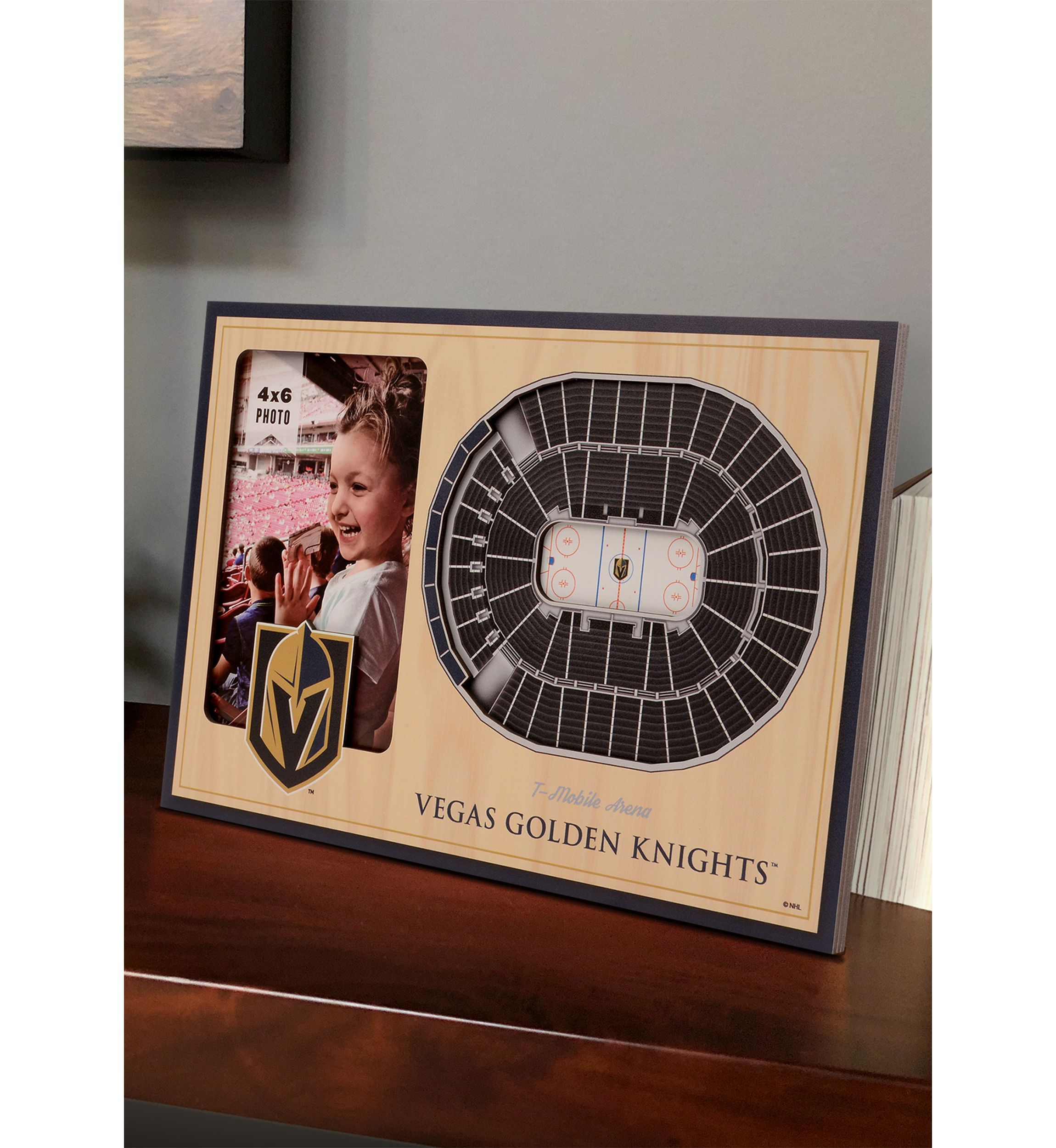 YouTheFan NHL Vegas Golden Knights 25-Layer StadiumViews 3D Wall Art - T-Mobile Arena