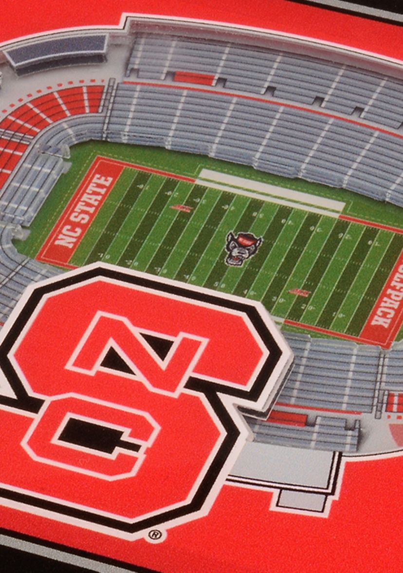YouTheFan NCAA NC State Wolfpack 3D StadiumView Coasters - Carter-Finley Stadium