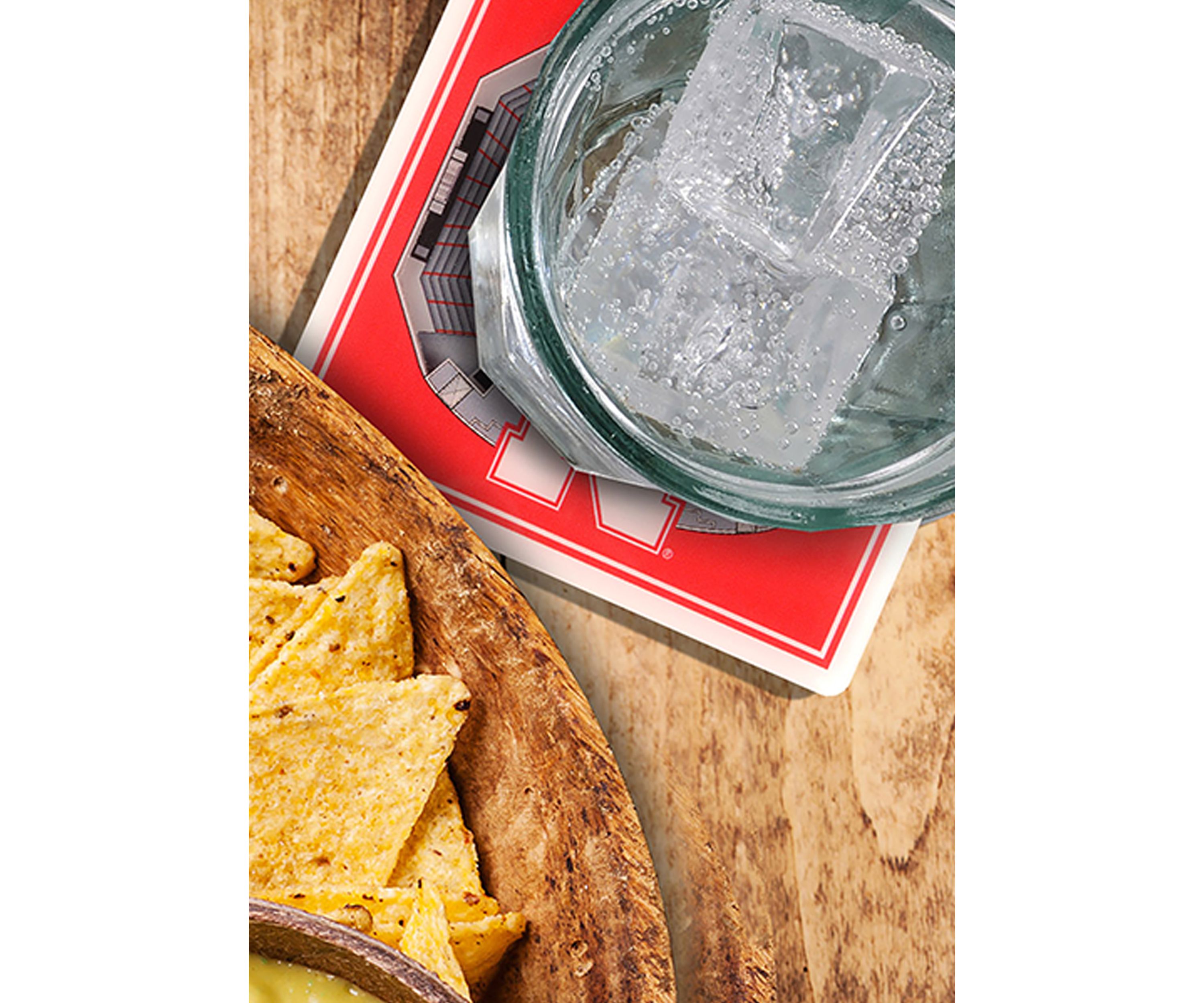 YouTheFan NCAA Nebraska Cornhuskers 3D StadiumView Coasters - Memorial Stadium