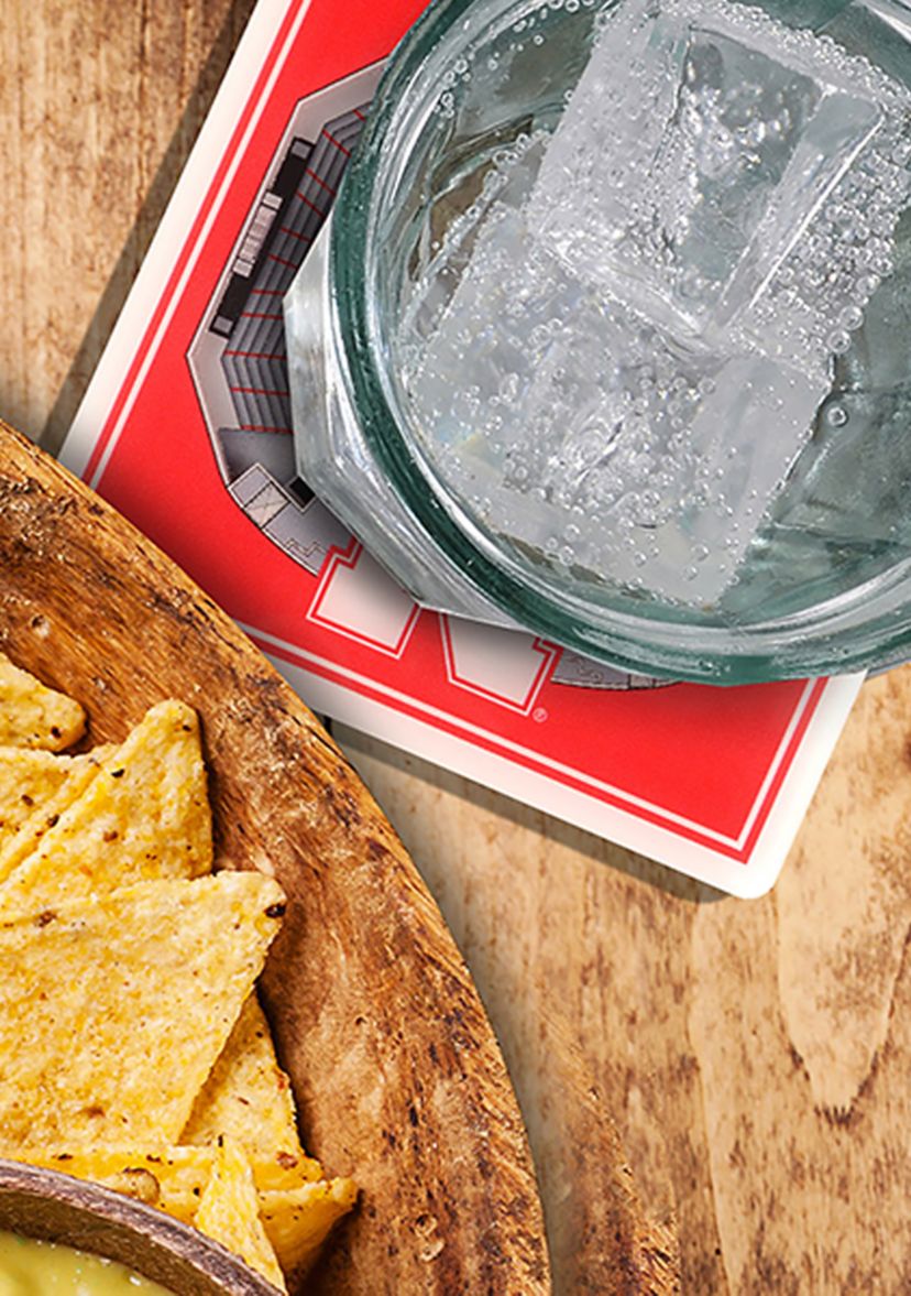 YouTheFan NCAA Nebraska Cornhuskers 3D StadiumView Coasters - Memorial Stadium