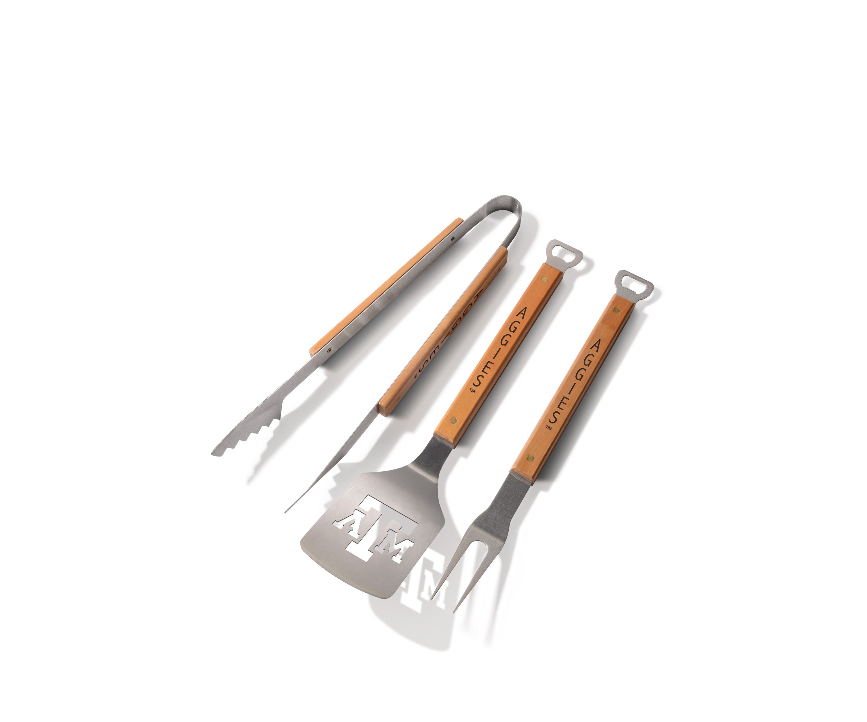 YouTheFan NCAA Texas A&M Aggies Classic Series 3-Piece BBQ Set