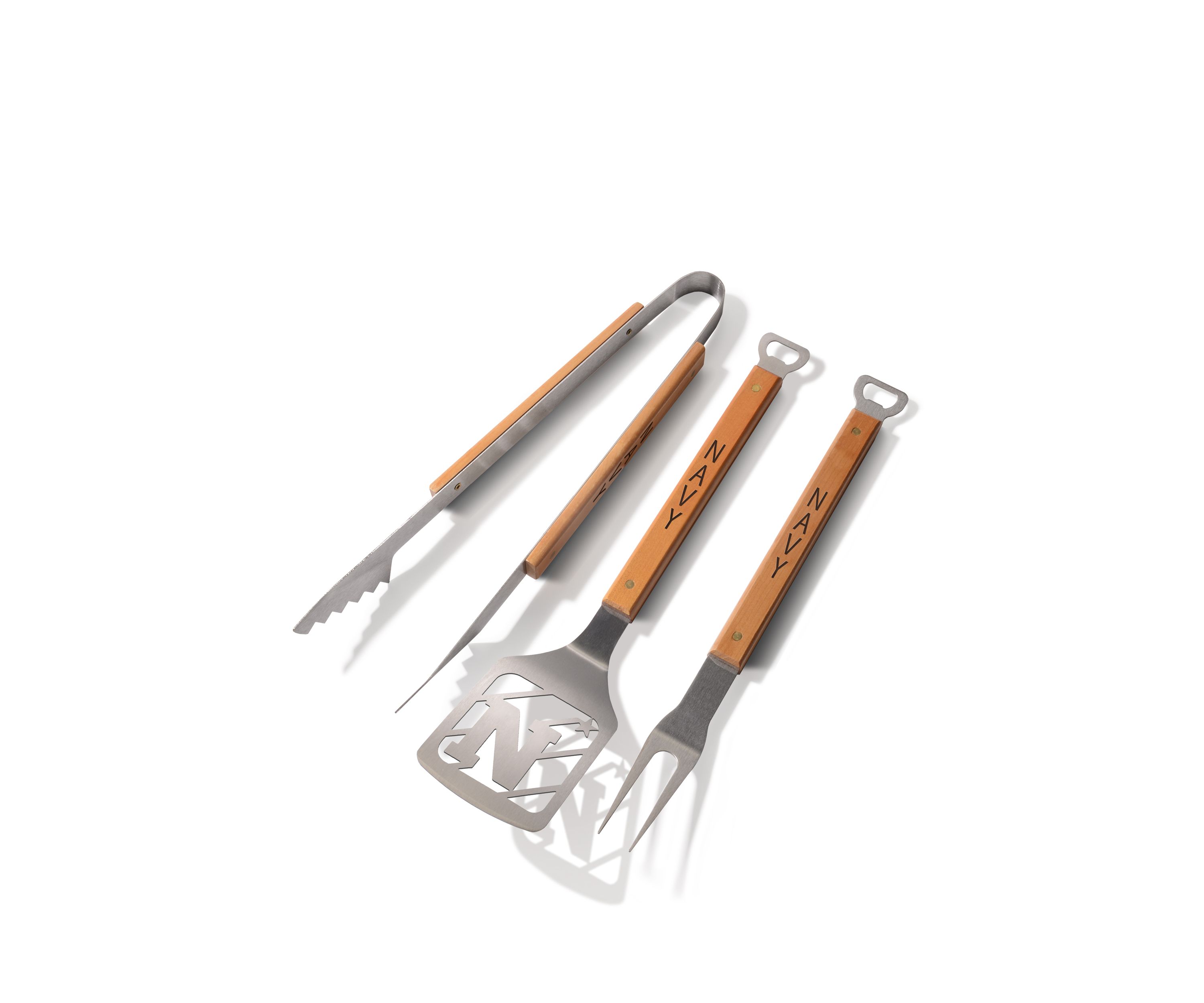 Navy Midshipmen YouTheFan NCAA United States Naval Academy Classic Series 3-Piece BBQ Set