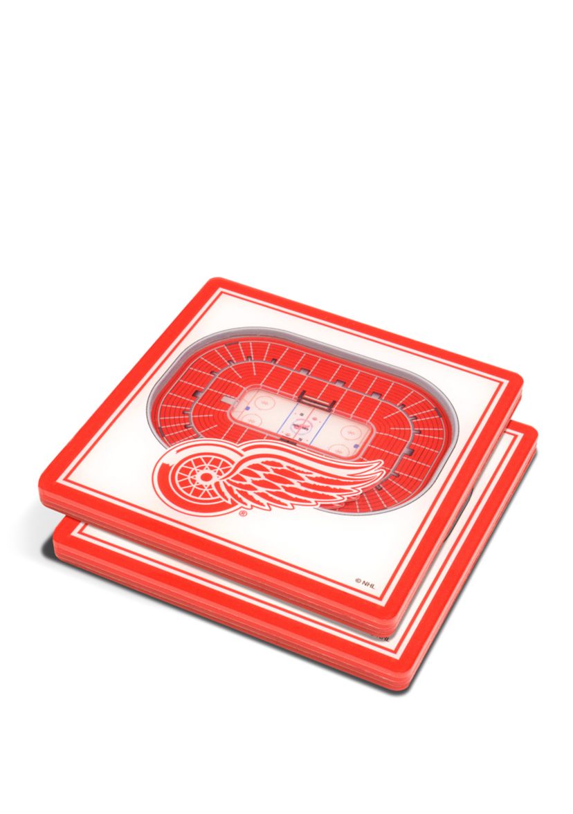 YouTheFan NHL Detroit Red Wings 3D StadiumView Coasters - Joe Louis Arena