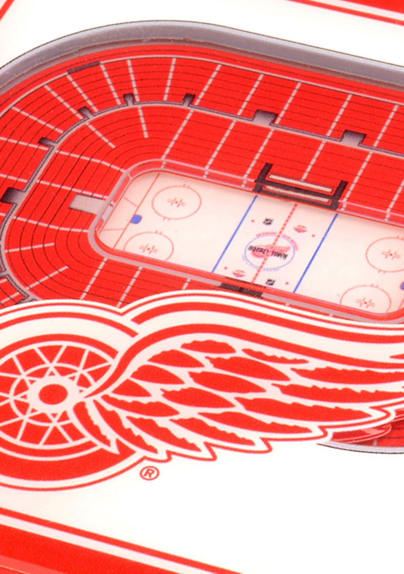 YouTheFan NHL Detroit Red Wings 3D StadiumView Coasters - Joe Louis Arena