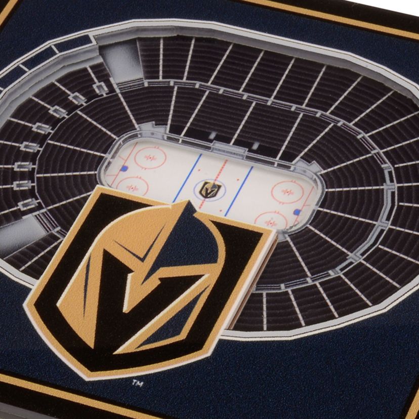 YouTheFan NHL Vegas Golden Knights 3D StadiumView Coasters - T-Mobile Arena
