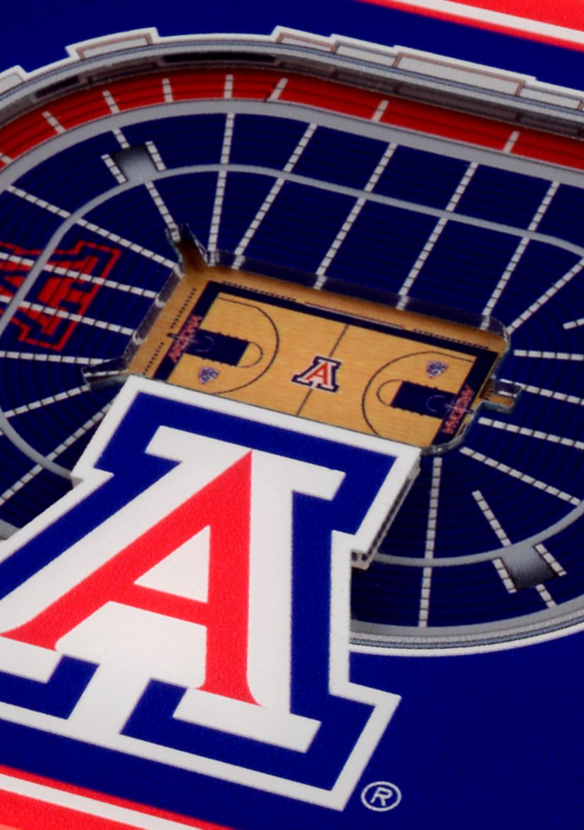 YouTheFan NCAA Arizona Wildcats 3D StadiumView Coasters - McKale Memorial Center