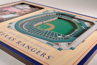 YouTheFan MLB Texas Rangers 3D StadiumView Picture Frame - Globe Life Park in Arlington