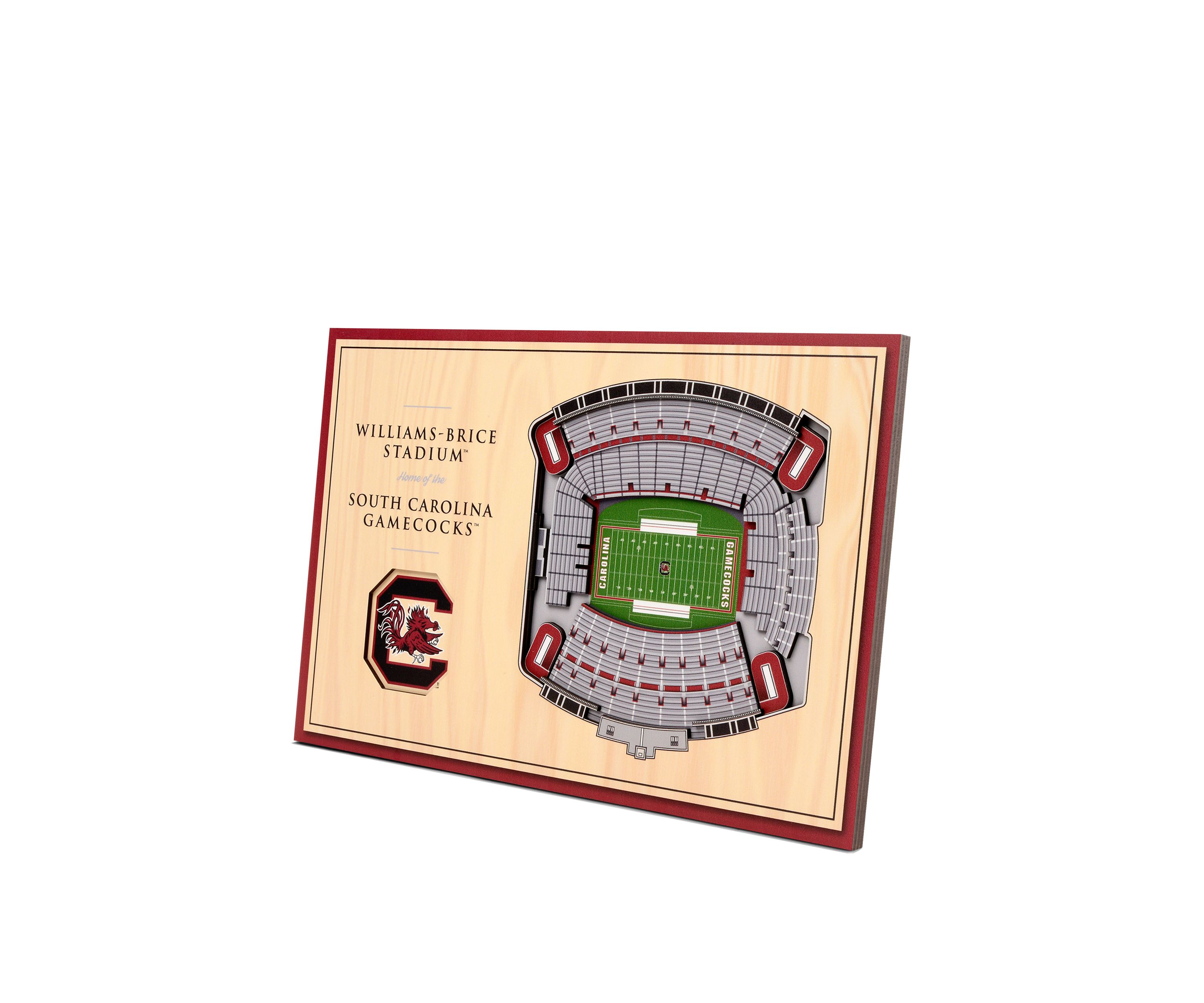 NCAA South Carolina Gamecocks 3D StadiumViews Williams Brice Stadium Desktop Display