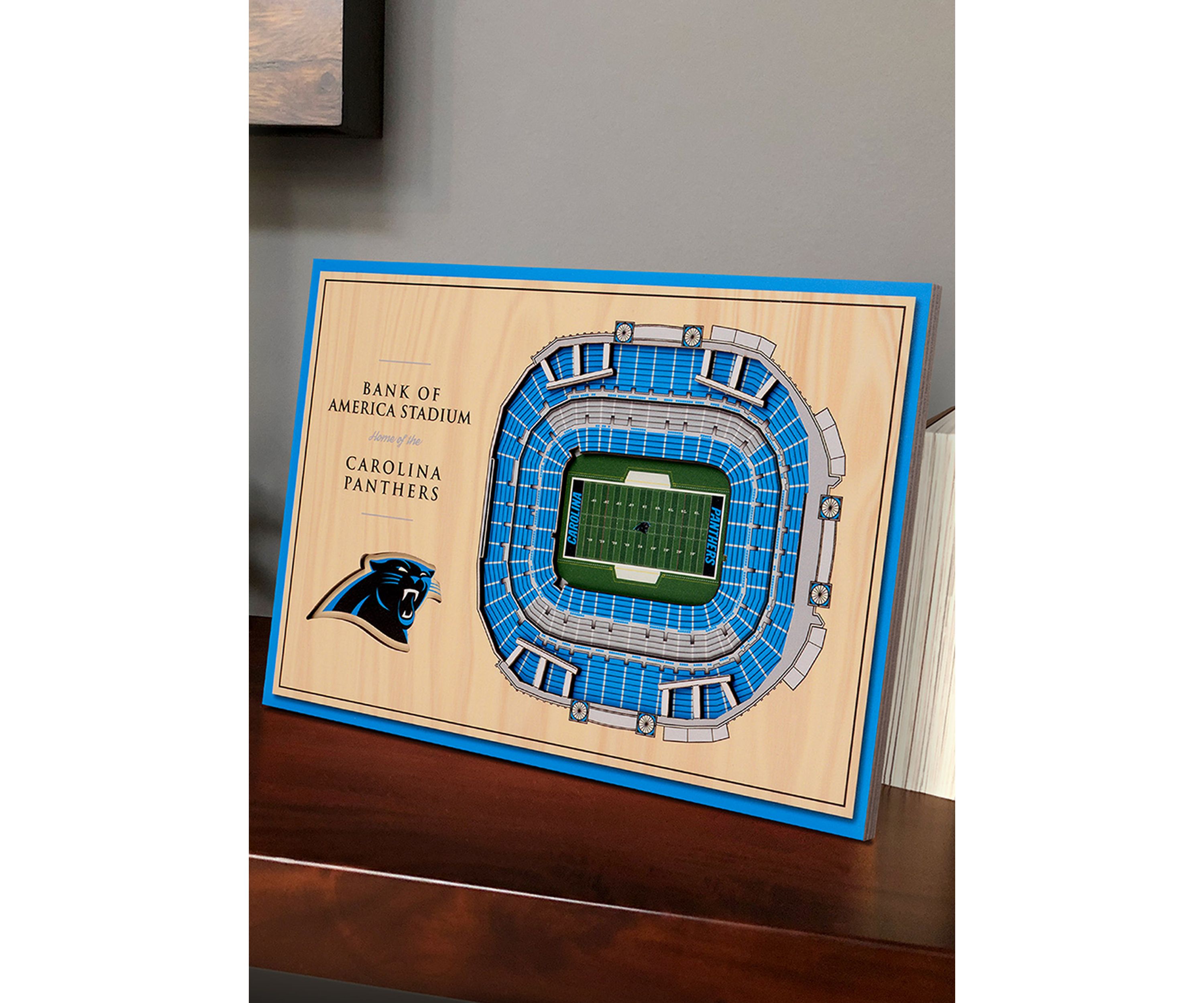NFL Carolina Panthers 3D StadiumViews Desktop Display - Bank of America Stadium