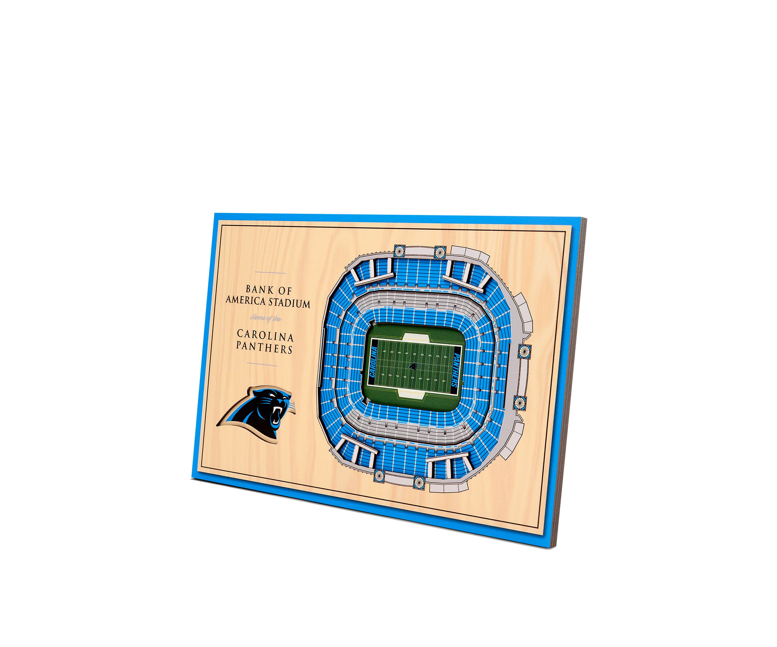 NFL Carolina Panthers 3D StadiumViews Desktop Display - Bank of America Stadium