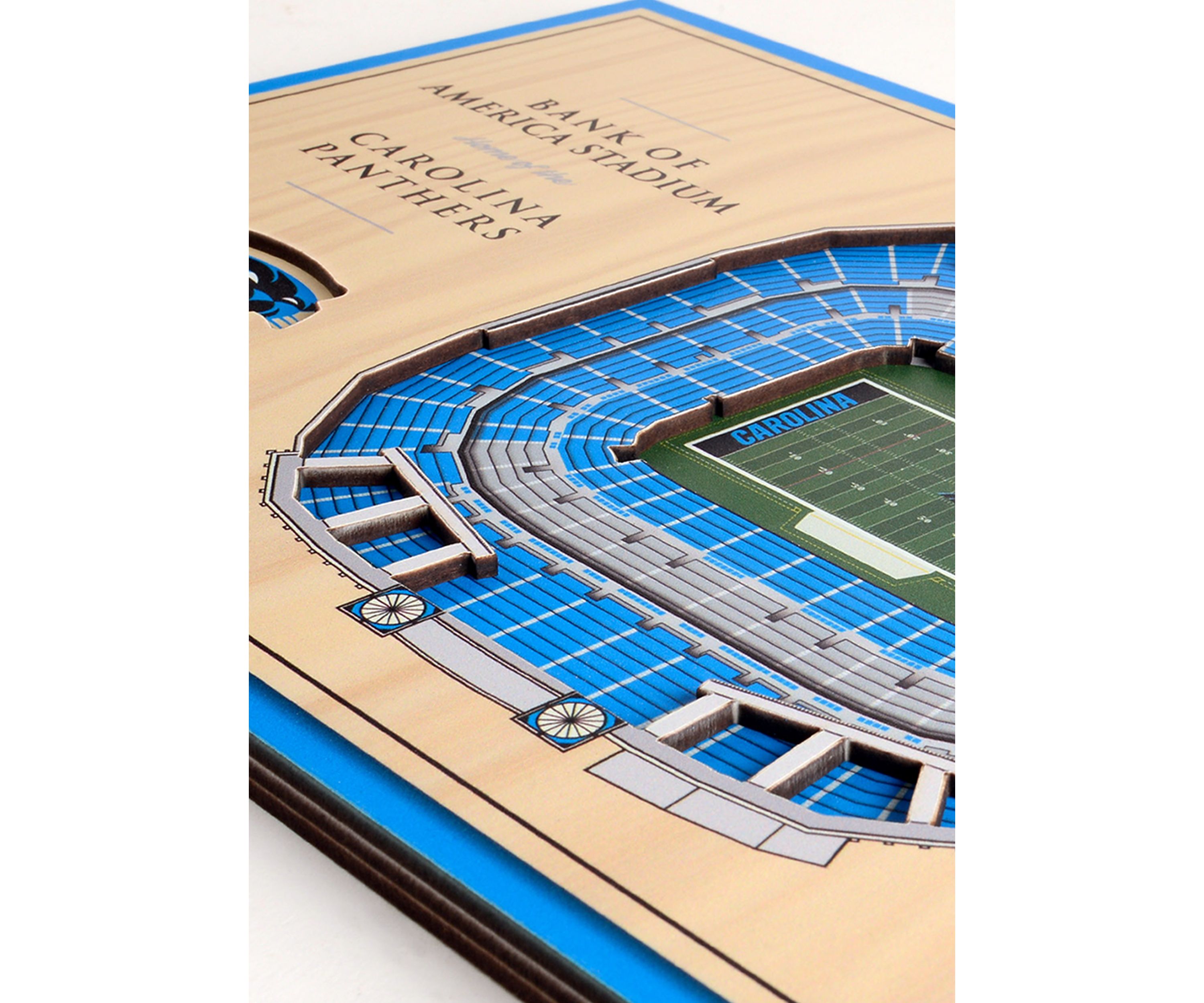 NFL Carolina Panthers 3D StadiumViews Desktop Display - Bank of America Stadium
