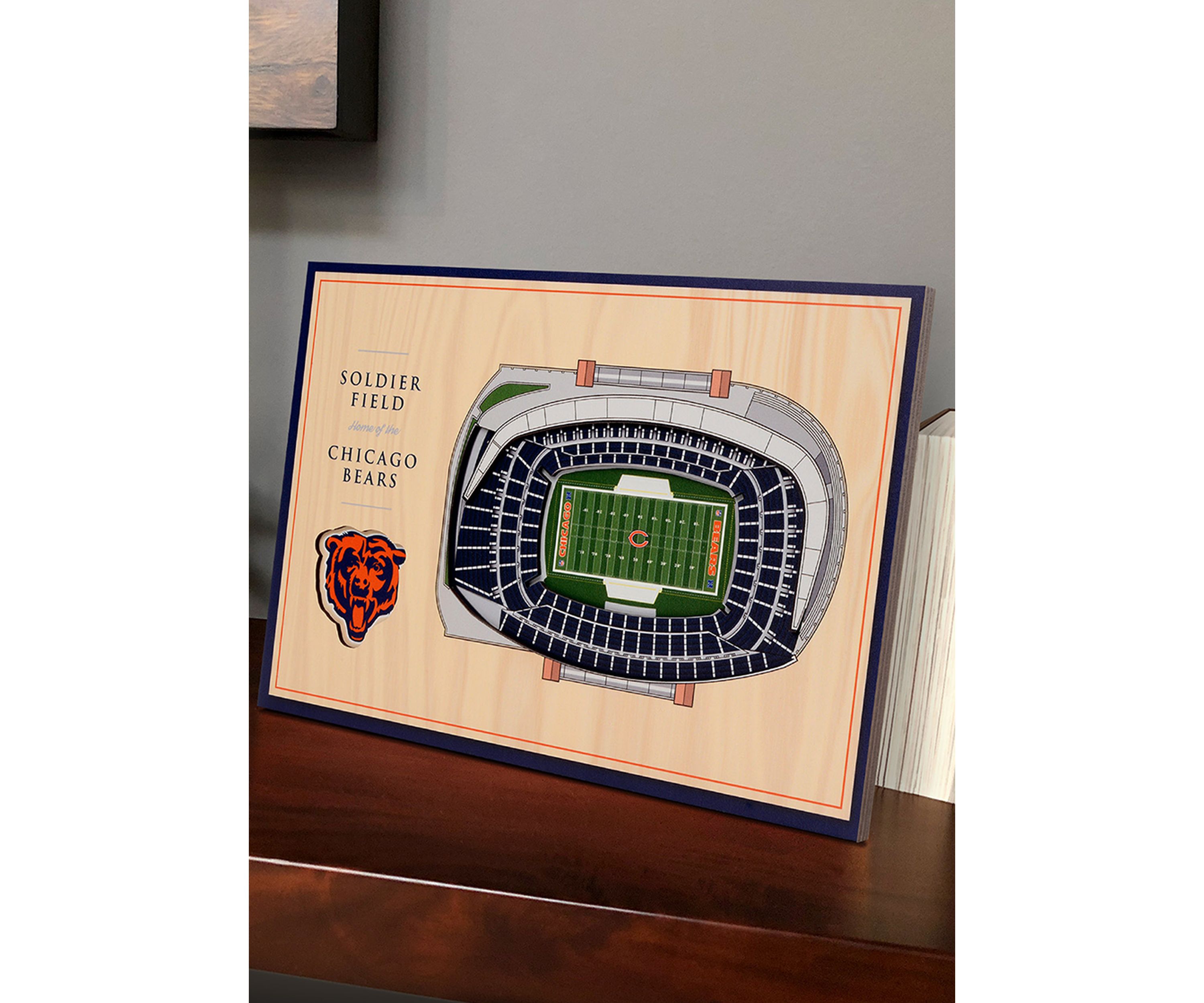 NFL Chicago Bears 3D StadiumViews Desktop Display - Soldier Field