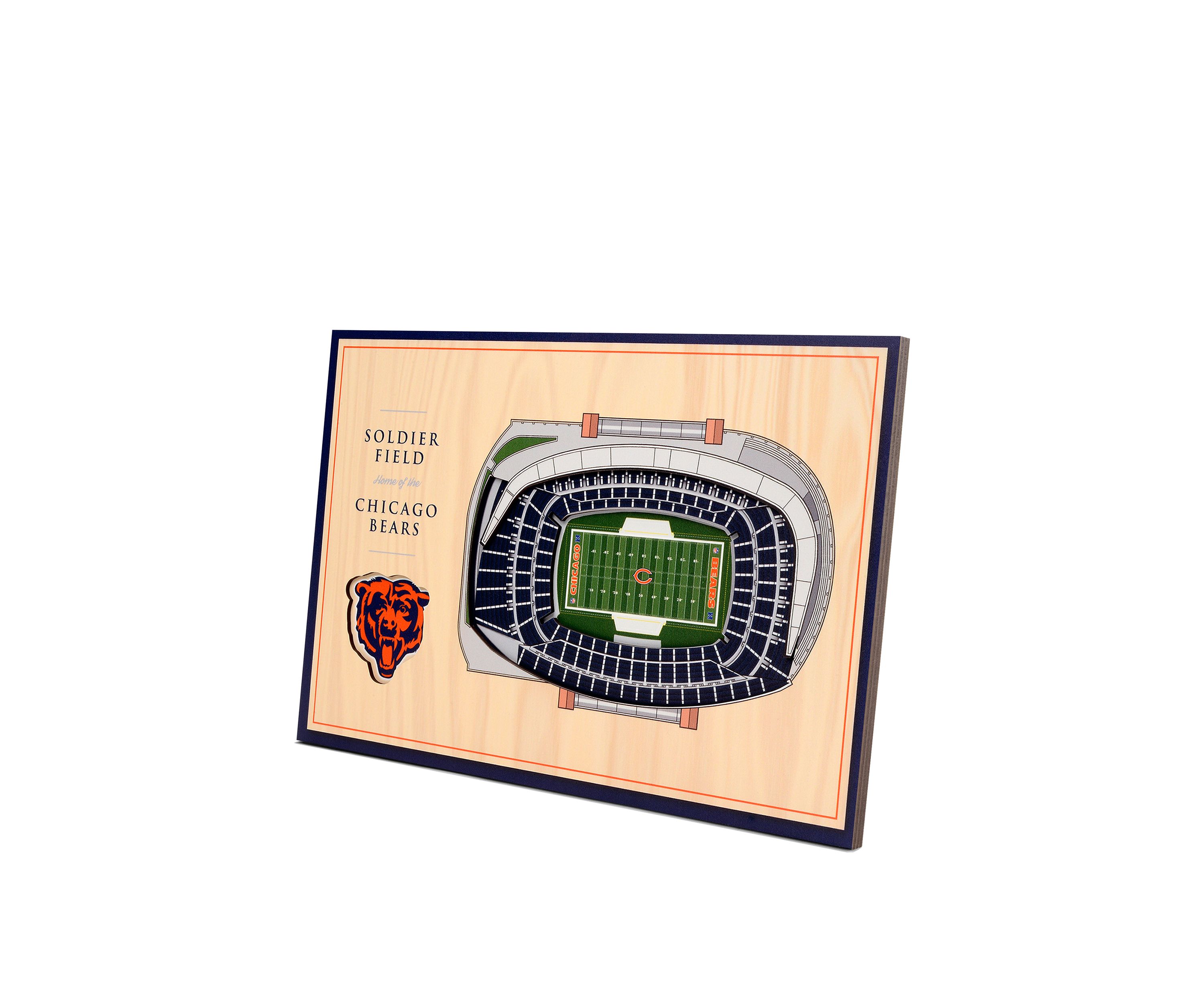 NFL Chicago Bears 3D StadiumViews Desktop Display - Soldier Field