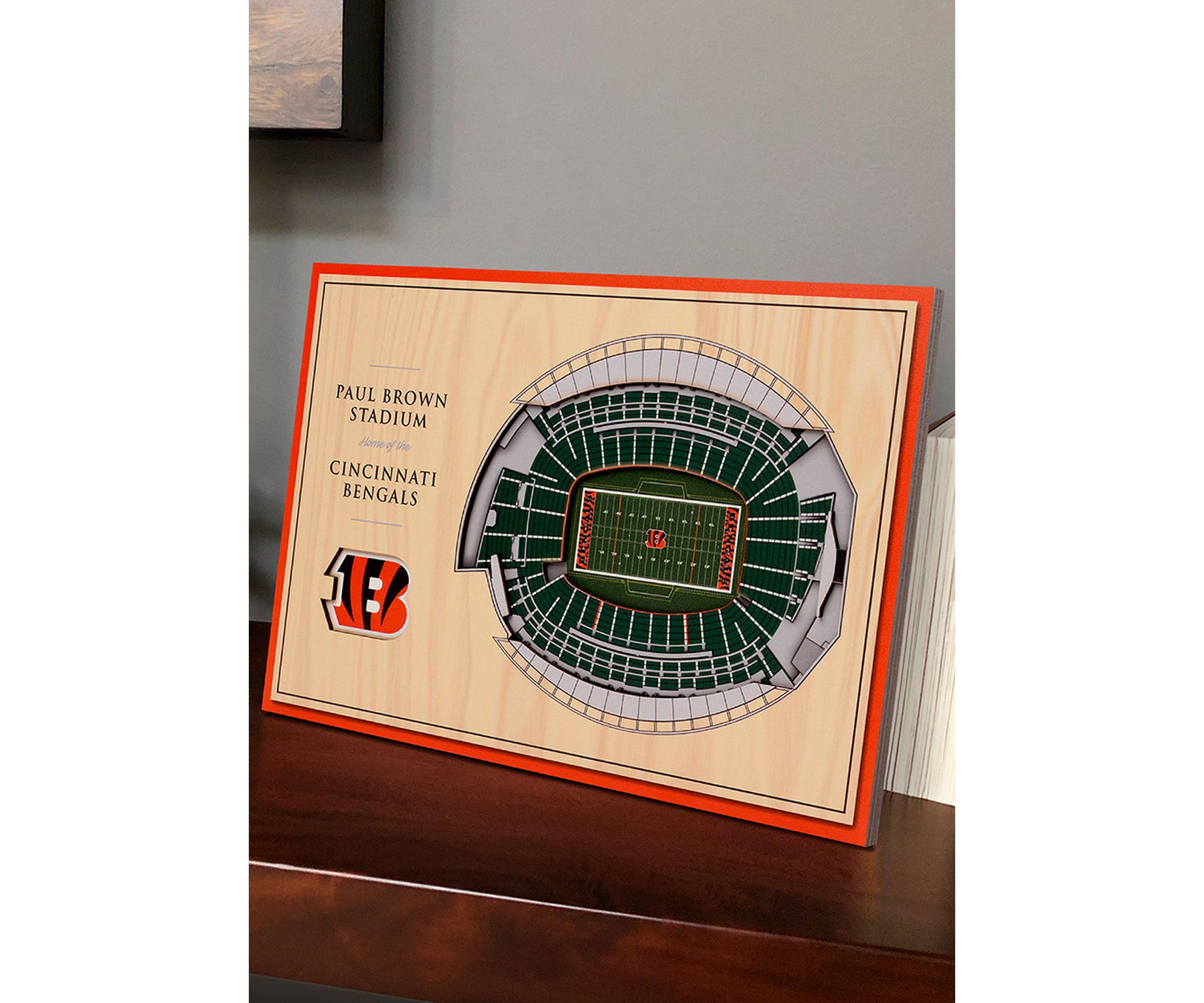 NFL Cincinnati Bengals 3D StadiumViews Desktop Display - Paul Brown Stadium