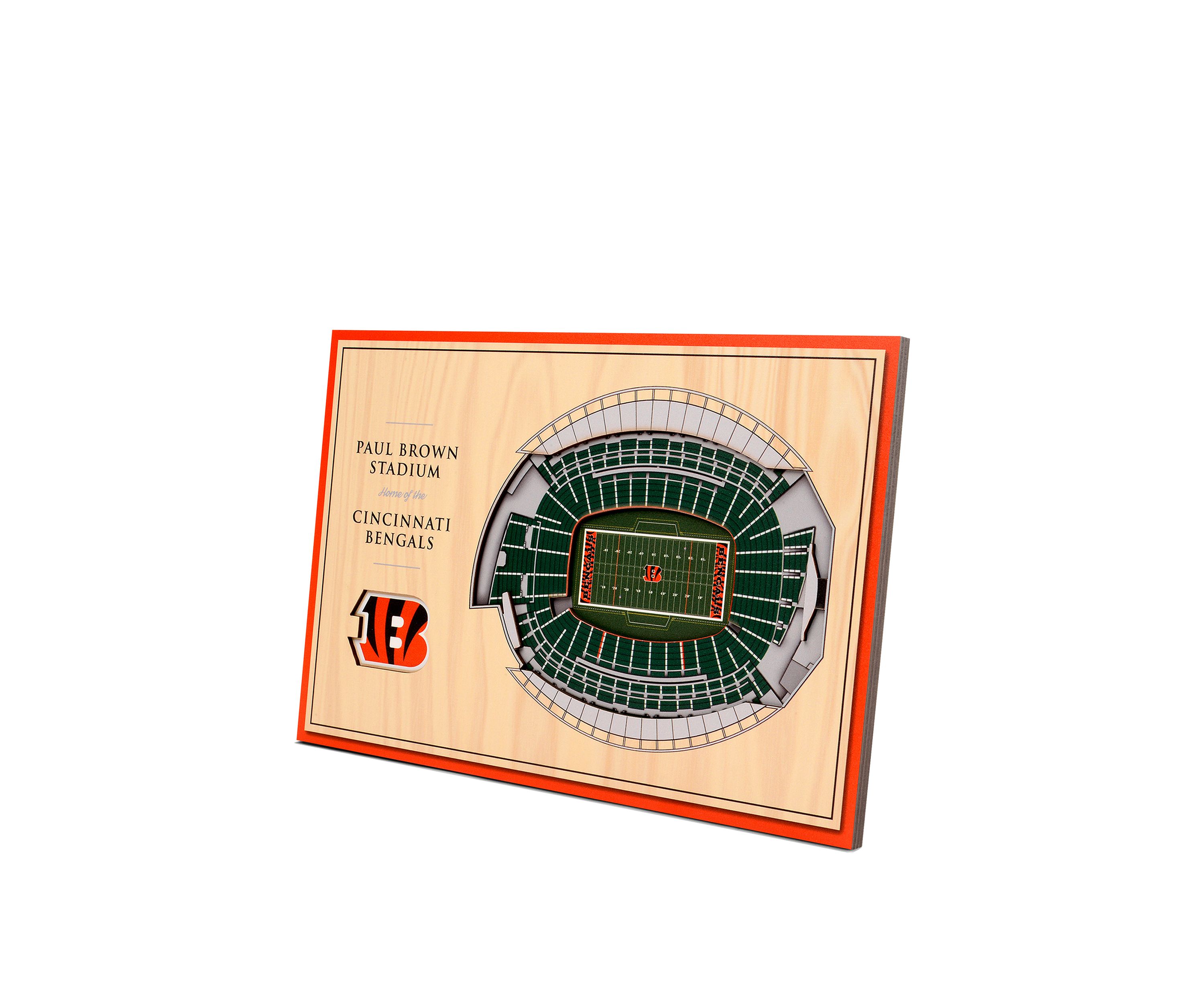 NFL Cincinnati Bengals 3D StadiumViews Desktop Display - Paul Brown Stadium