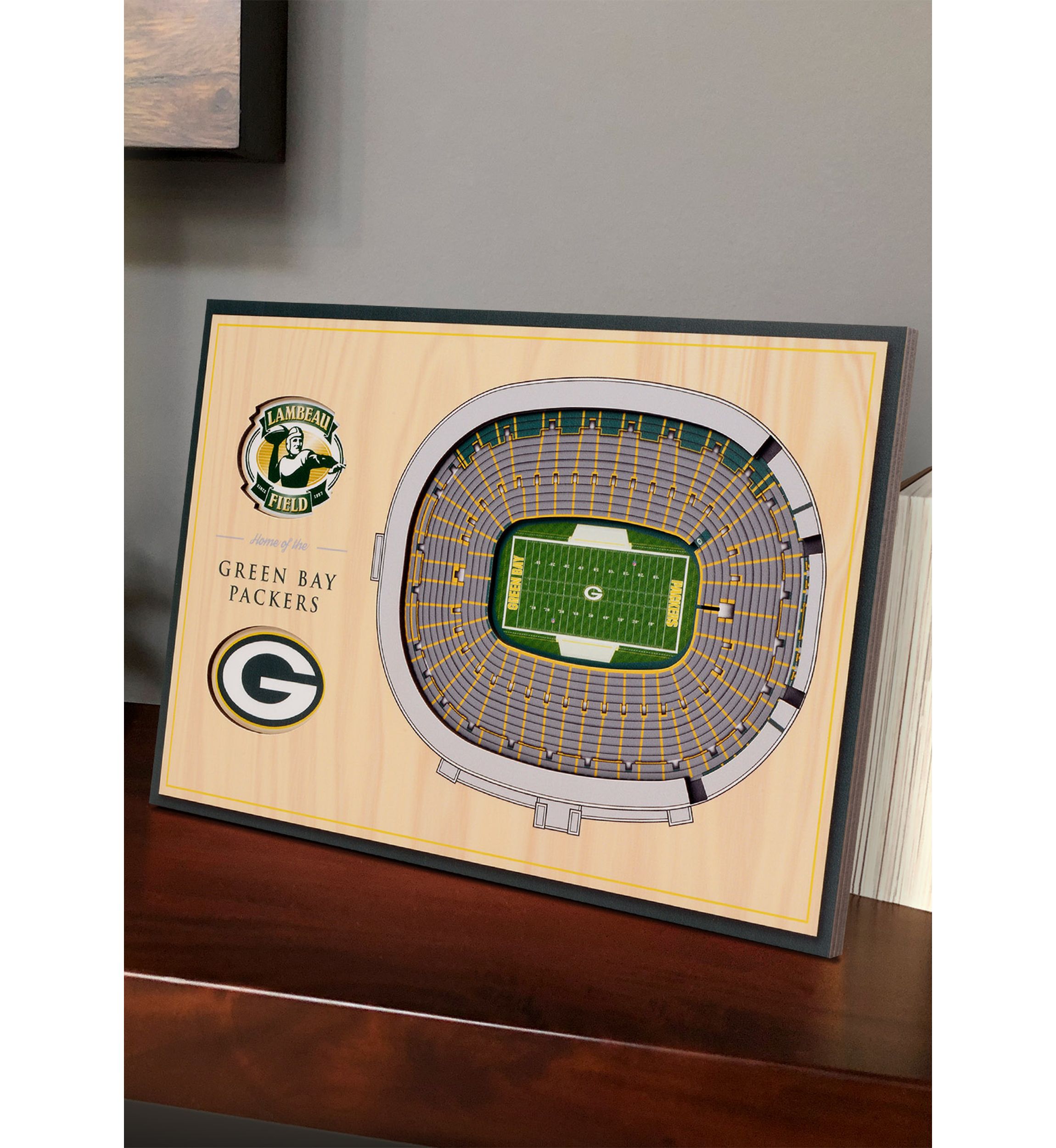 NFL Green Bay Packers 3D StadiumViews Desktop Display - Lambeau Field