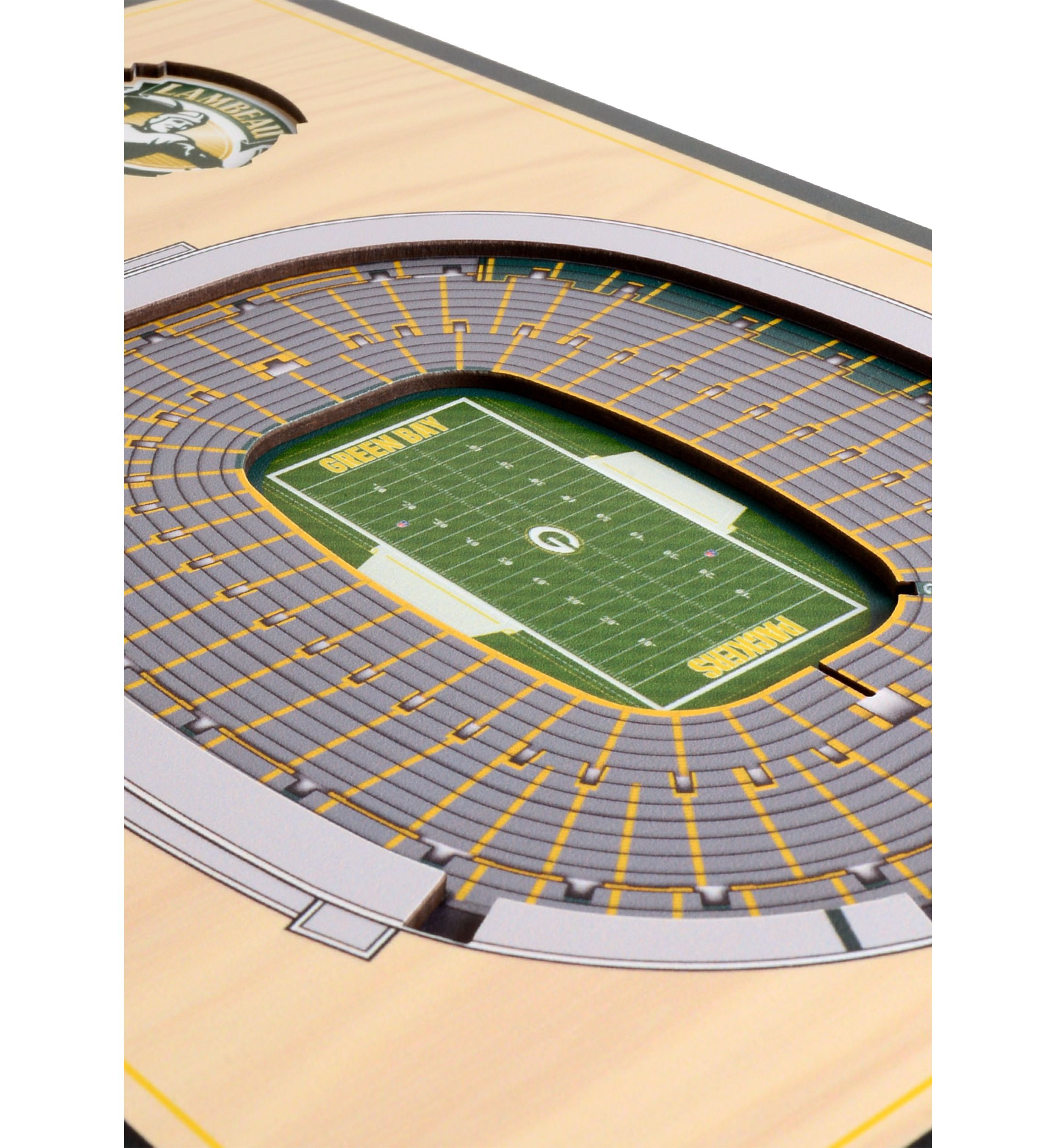 NFL Green Bay Packers 3D StadiumViews Desktop Display - Lambeau Field