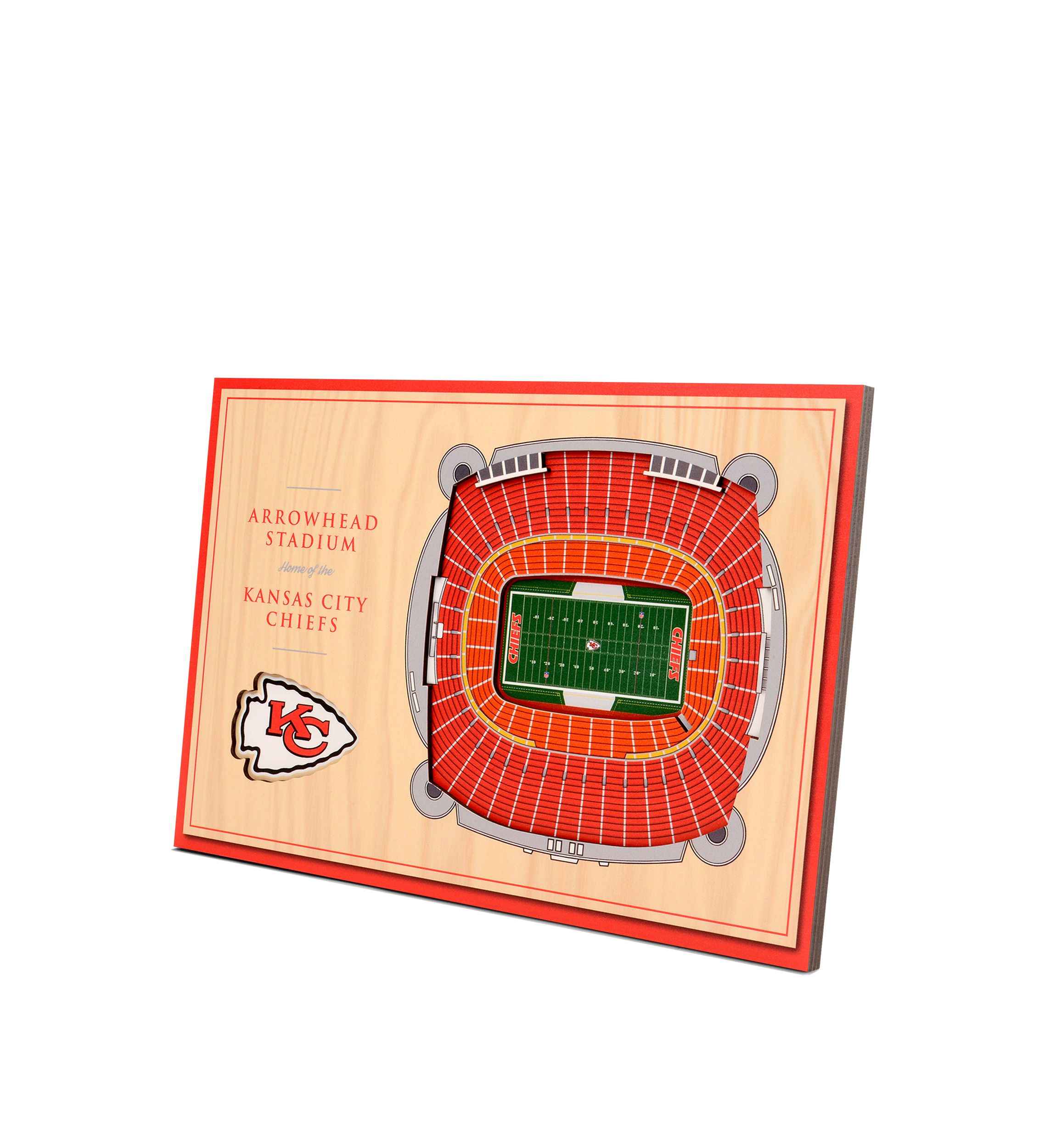 NFL Kansas City Chiefs 3D StadiumViews Desktop Display - Arrowhead Stadium