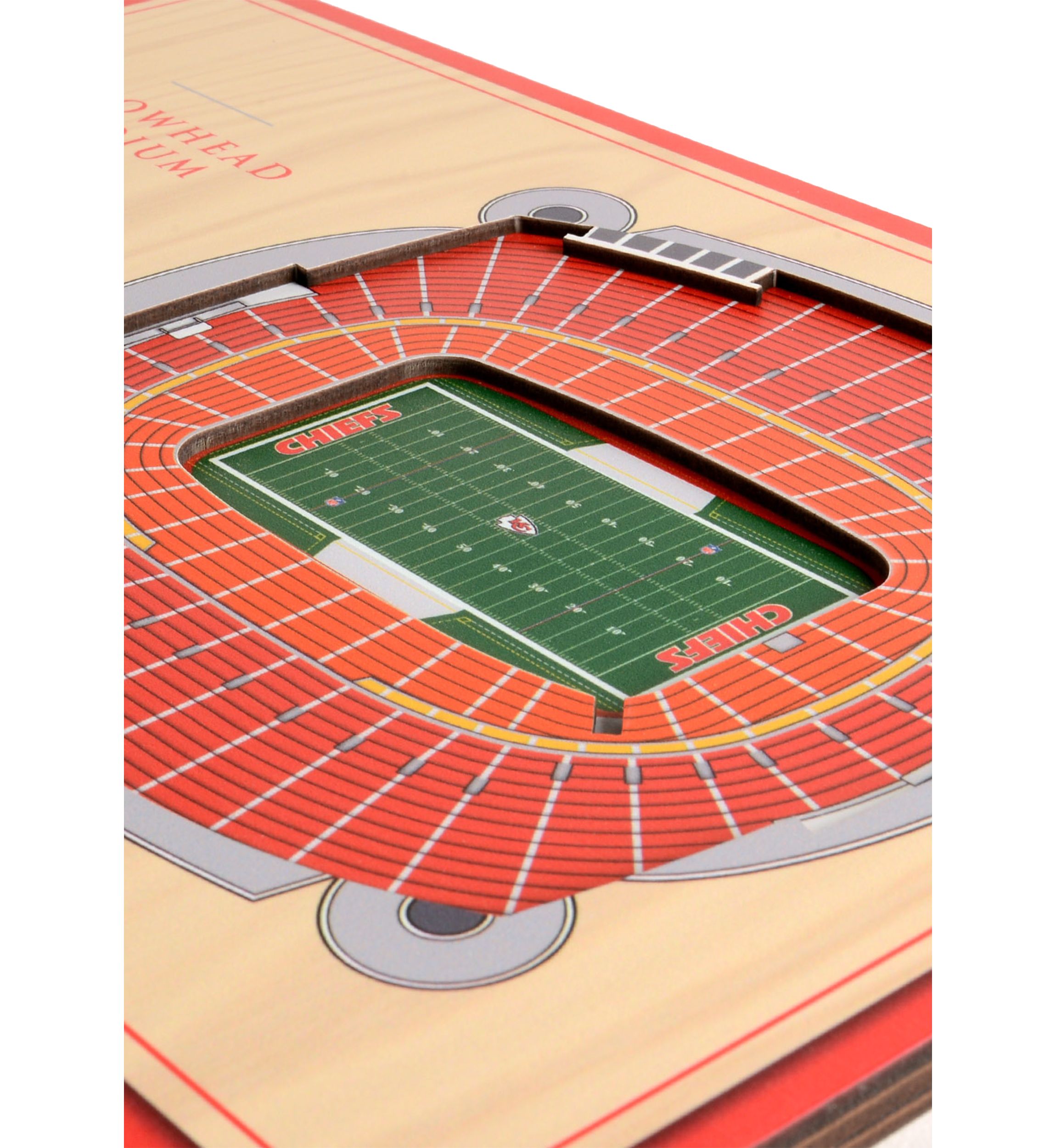 NFL Kansas City Chiefs 3D StadiumViews Desktop Display - Arrowhead Stadium